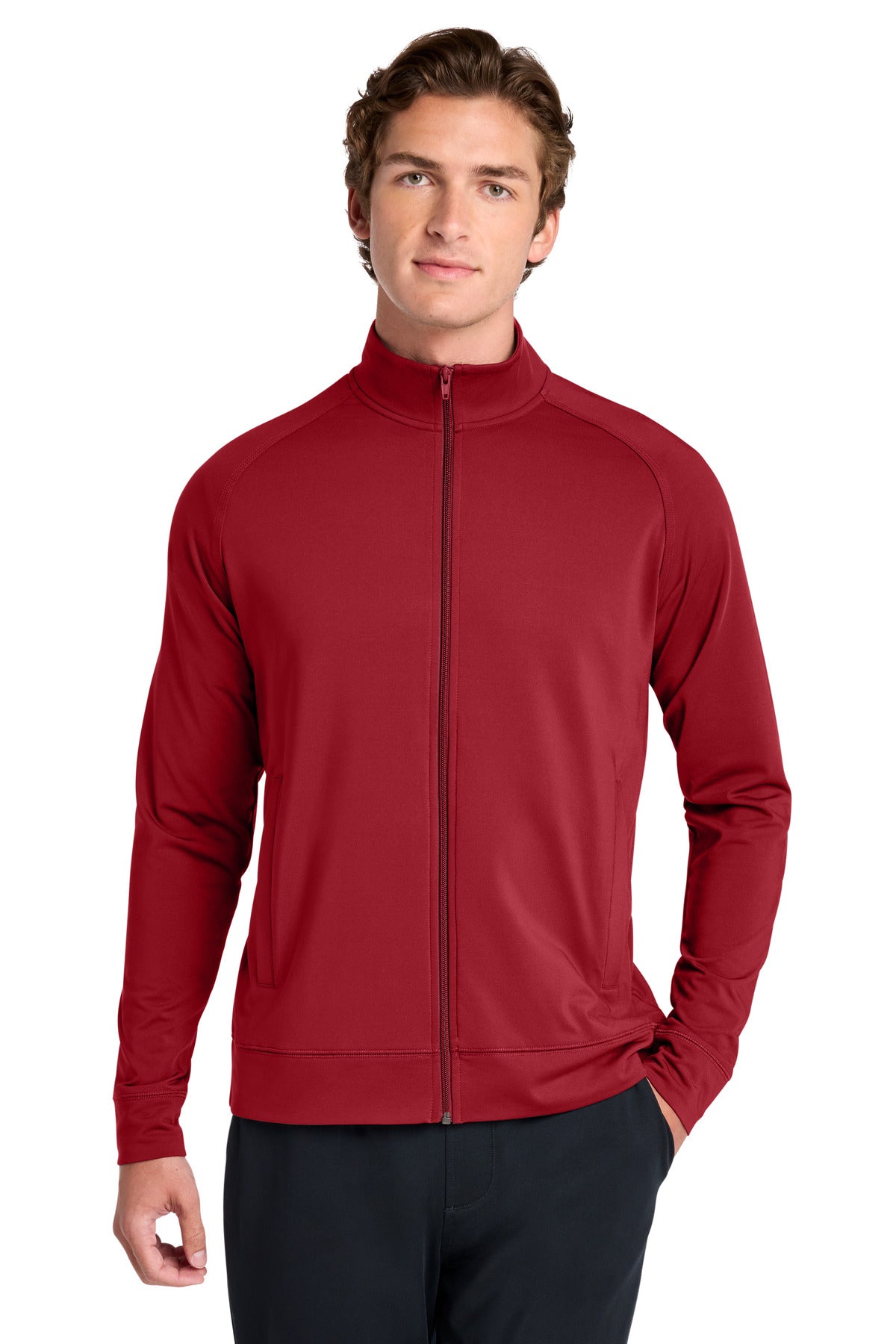 Sport-Tek ® Sport-Wick ® Stretch Full-Zip Cadet Jacket ST857