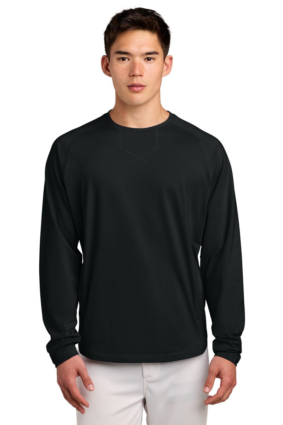 Sport-Tek ® Sport-Wick ® Stretch Pocketed Crewneck ST859