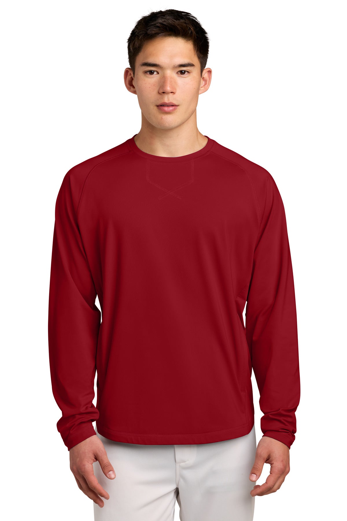 Sport-Tek ® Sport-Wick ® Stretch Pocketed Crewneck ST859