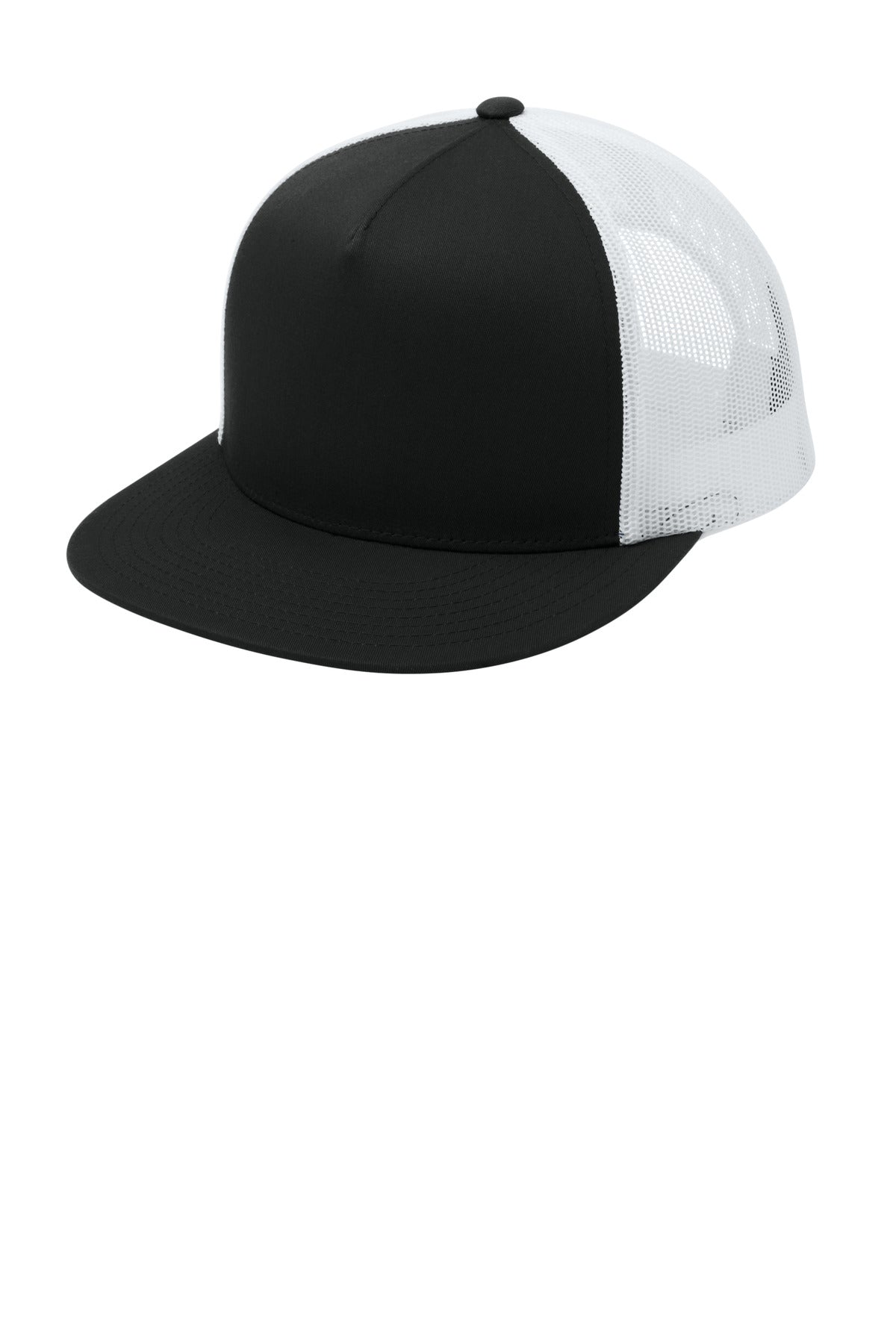 Sport-Tek ® YP Classics ® 5-Panel Classic Trucker Mesh Back Cap. STC38