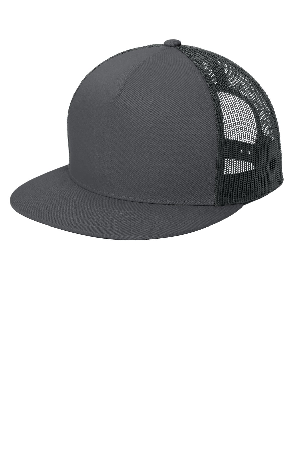 Sport-Tek ® YP Classics ® 5-Panel Classic Trucker Mesh Back Cap. STC38