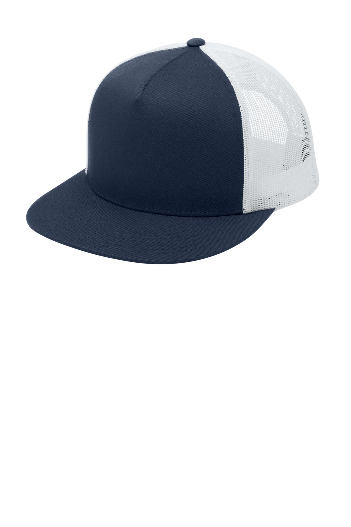 Sport-Tek ® YP Classics ® 5-Panel Classic Trucker Mesh Back Cap. STC38