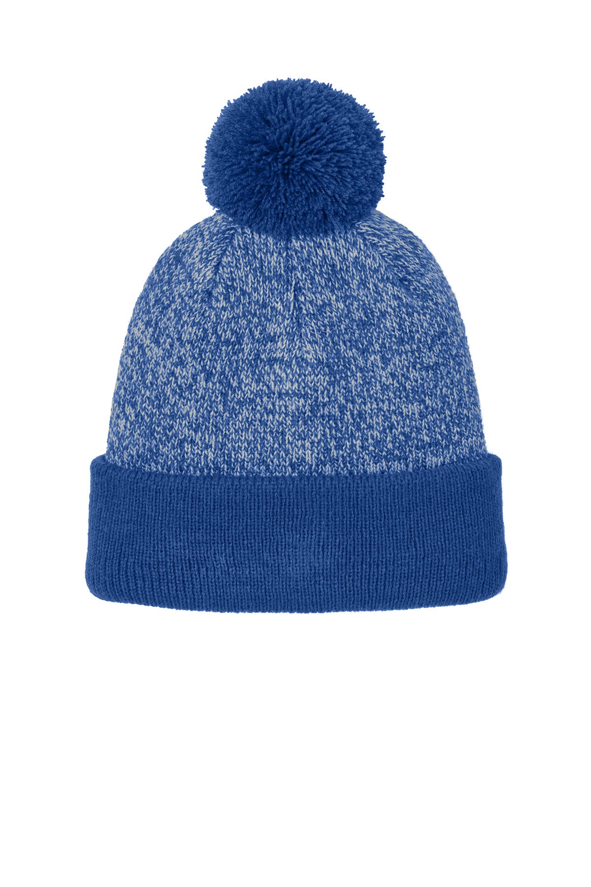 Sport-Tek ® Halftime Heather Pom Beanie STC68