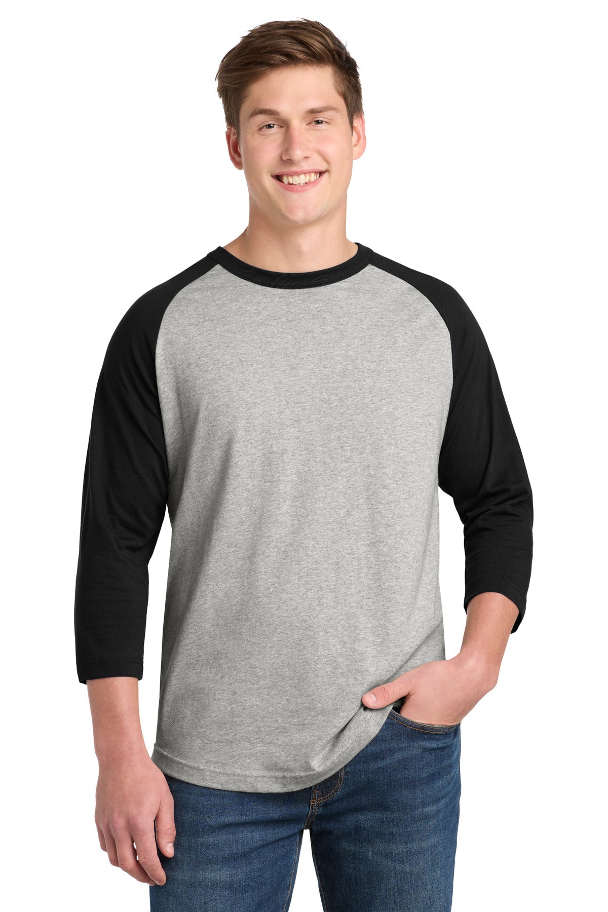 Sport-Tek ® Colorblock Raglan Jersey. T200