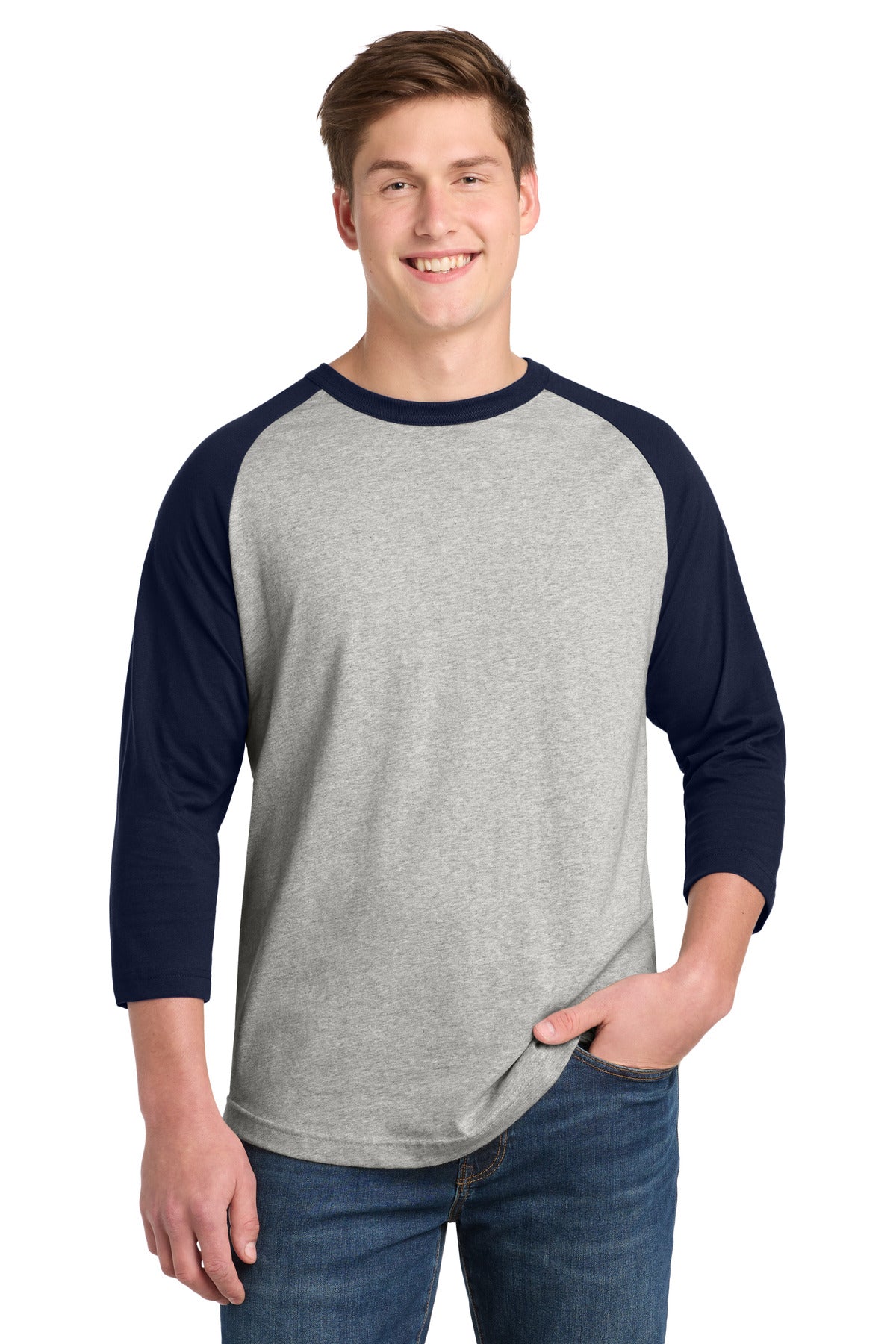 Sport-Tek ® Colorblock Raglan Jersey. T200