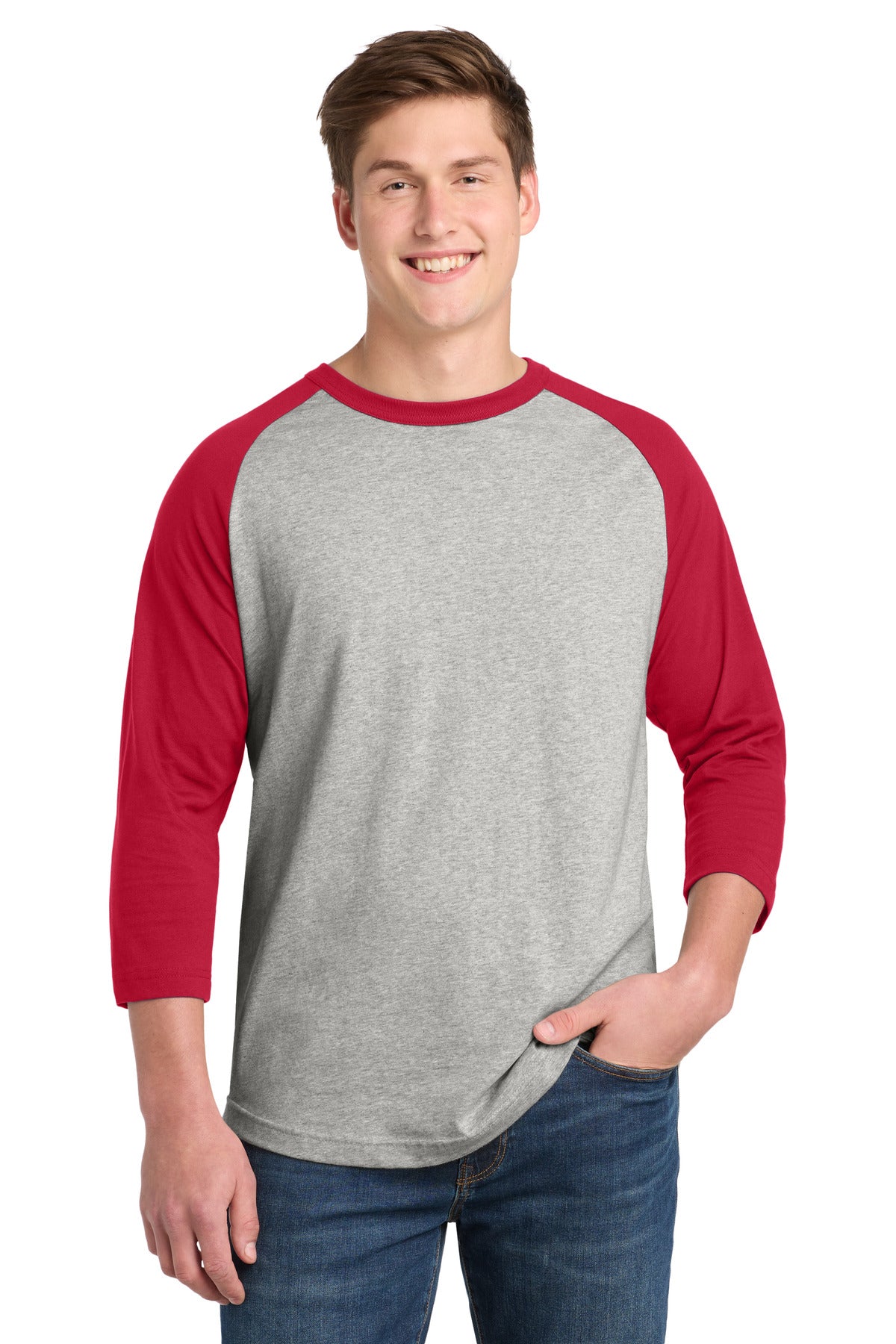 Sport-Tek ® Colorblock Raglan Jersey. T200