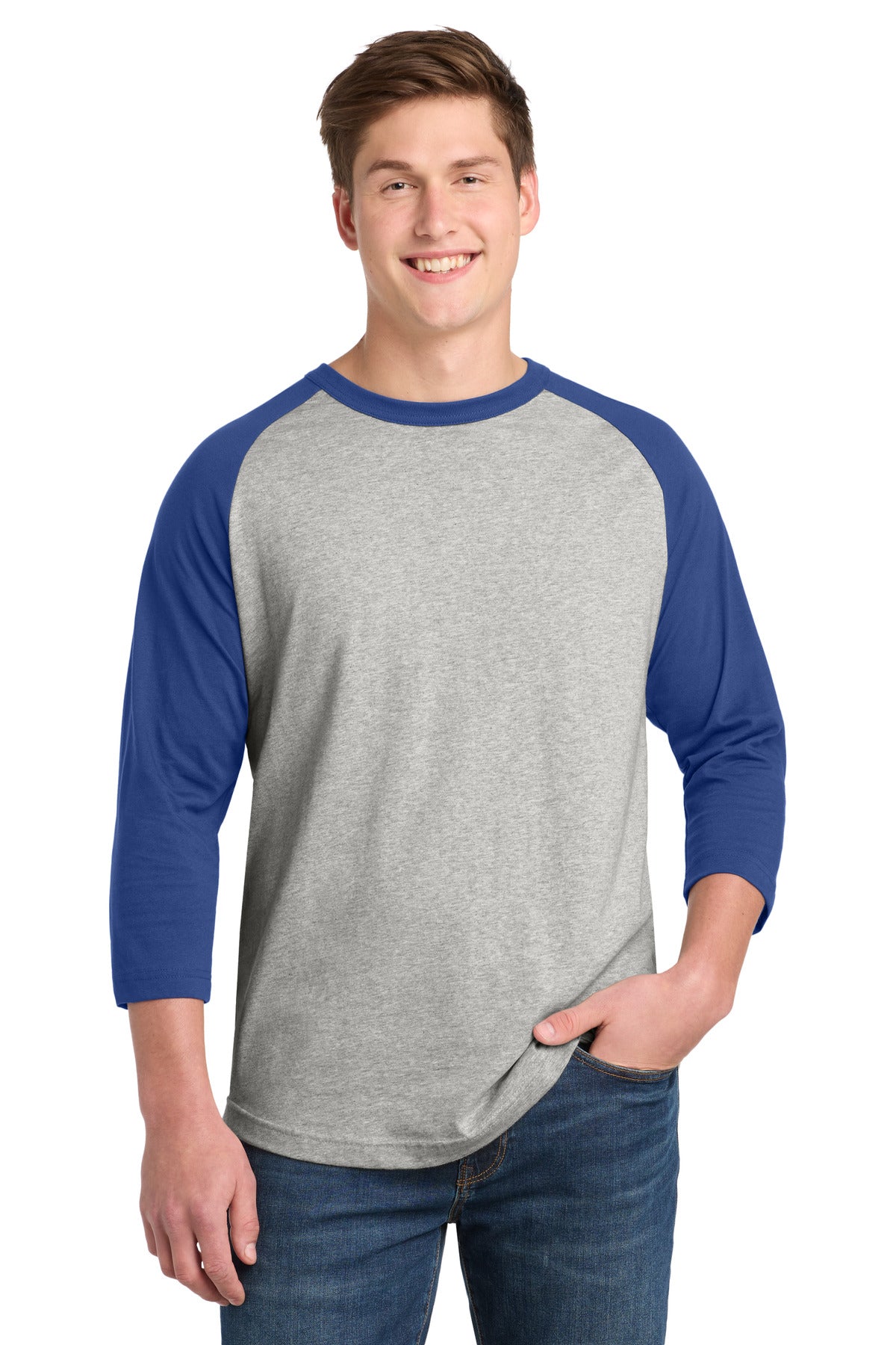 Sport-Tek ® Colorblock Raglan Jersey. T200