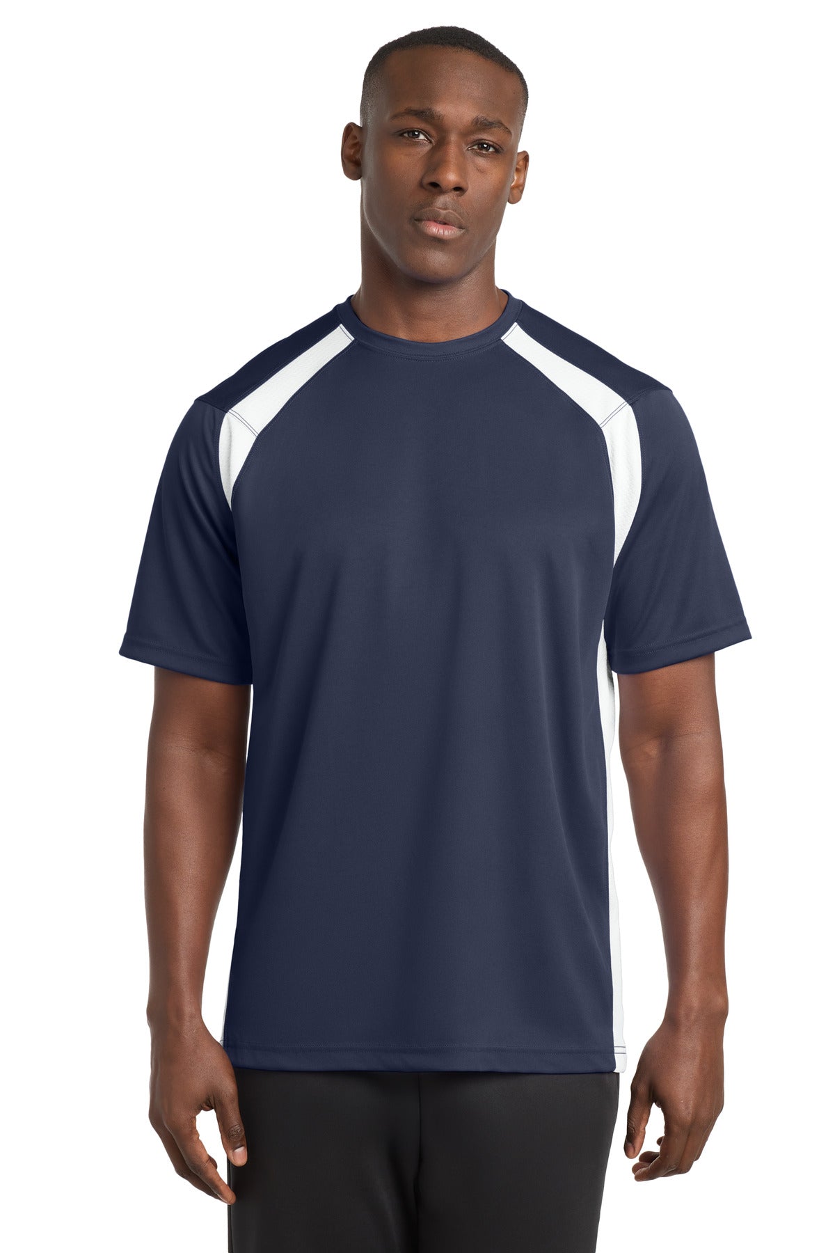 Sport-Tek ® Dry Zone ® Colorblock Crew. T478