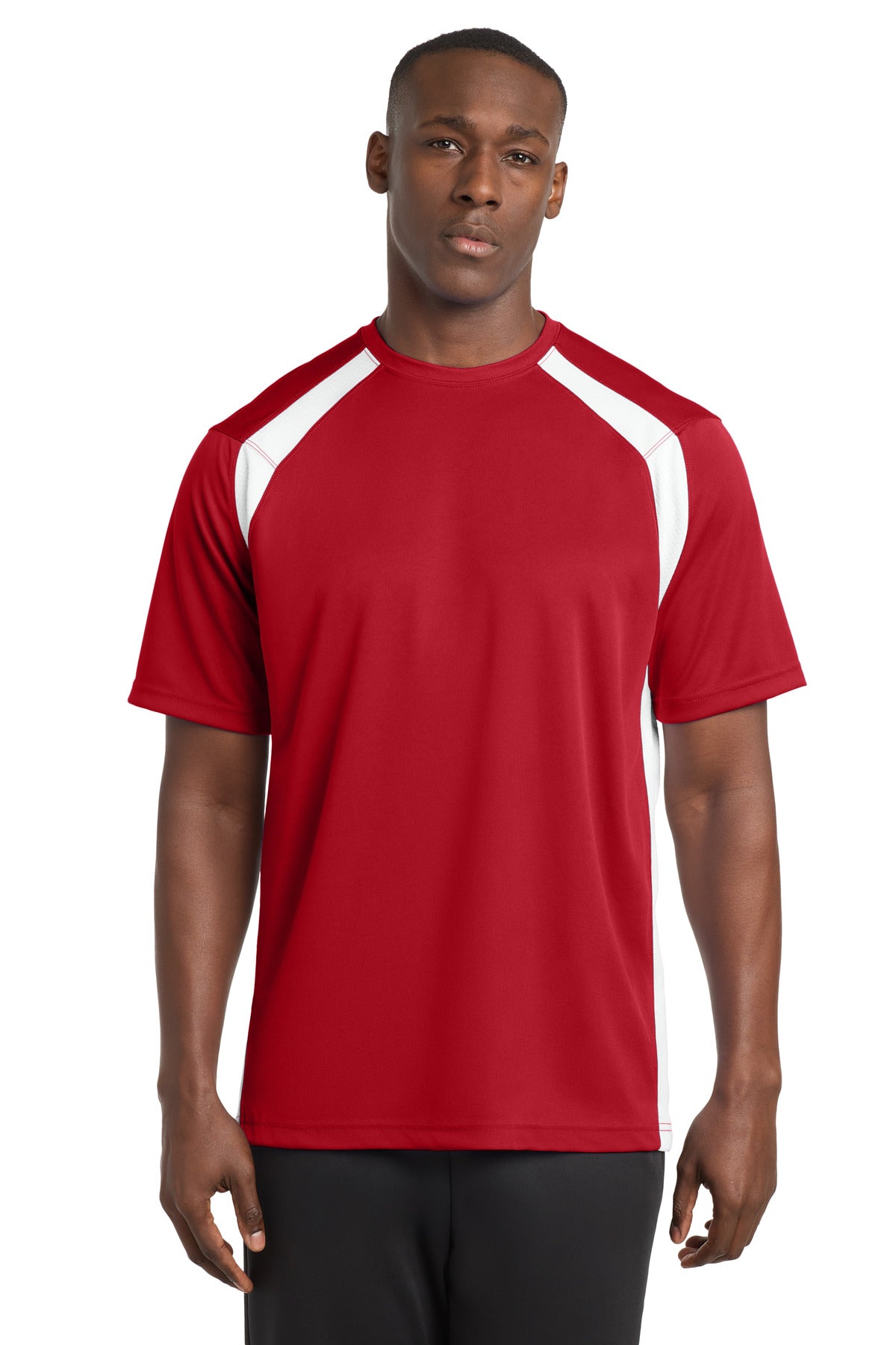 Sport-Tek ® Dry Zone ® Colorblock Crew. T478