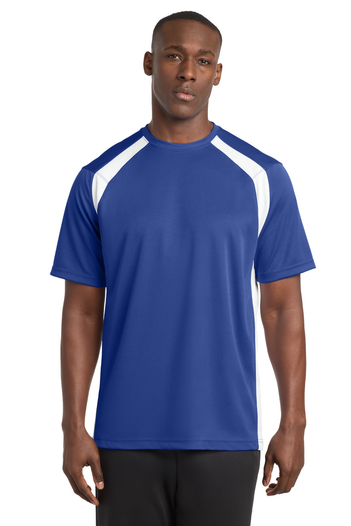 Sport-Tek ® Dry Zone ® Colorblock Crew. T478
