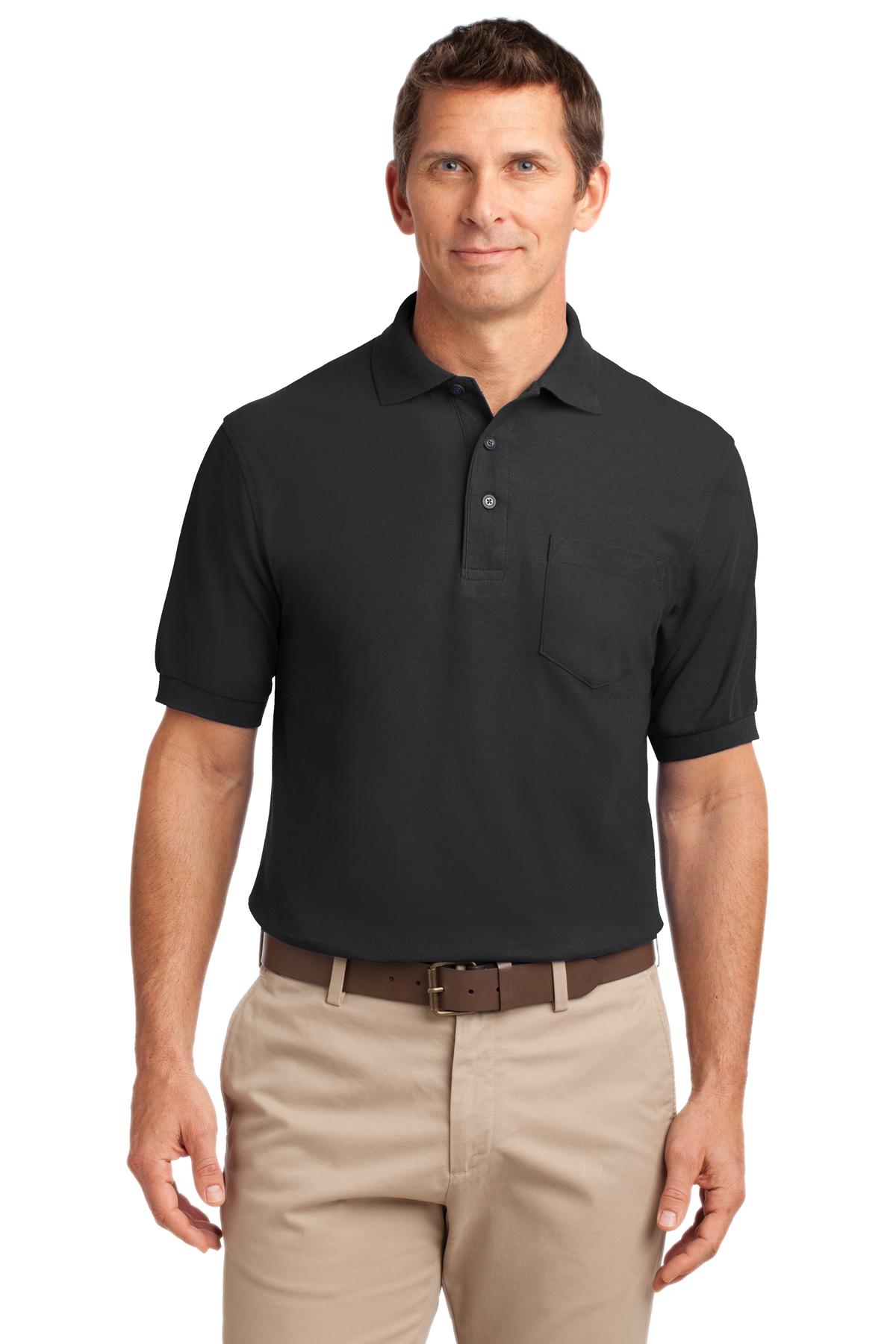 Port Authority ® Tall Silk Touch™ Polo with Pocket. TLK500P