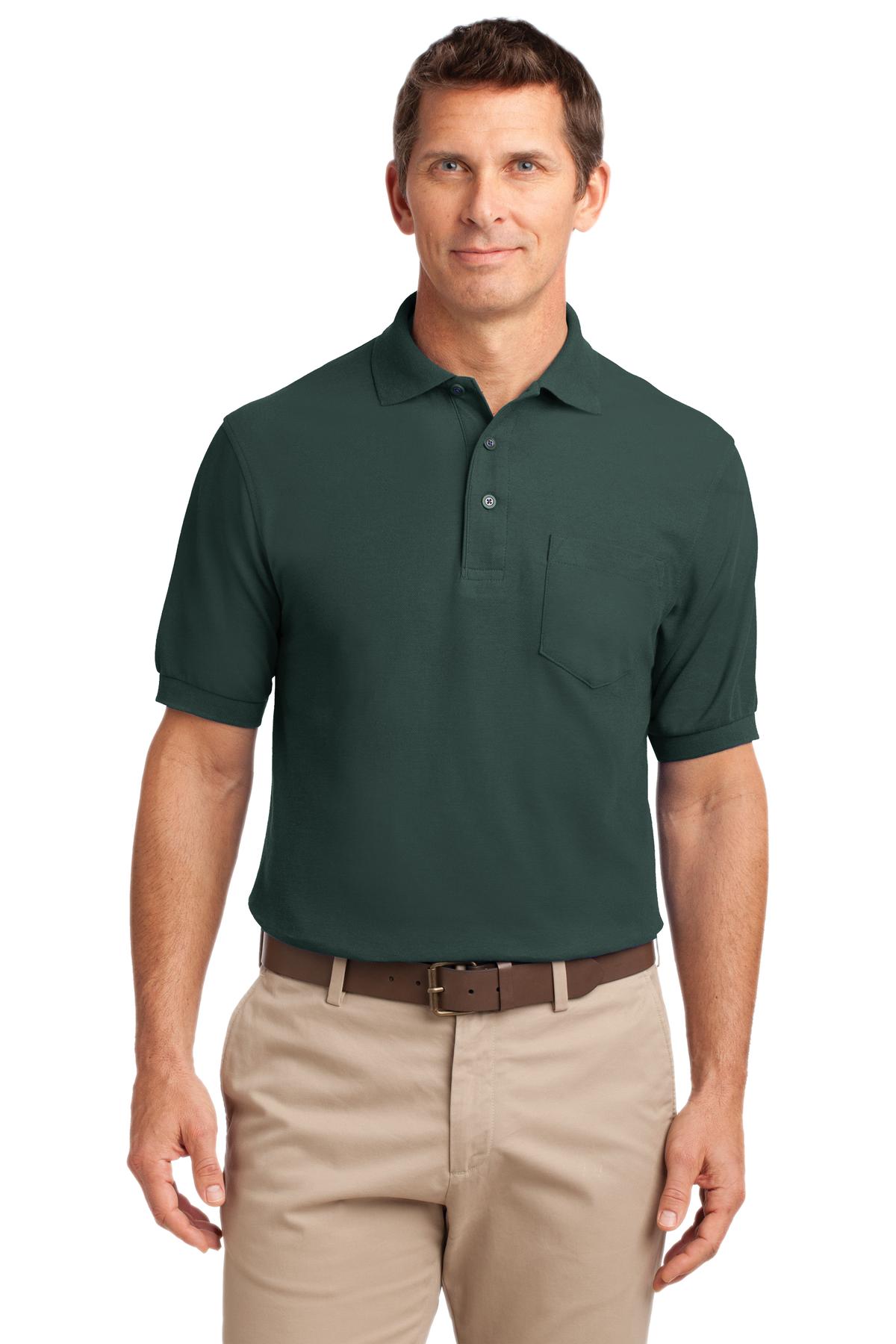 Port Authority ® Tall Silk Touch™ Polo with Pocket. TLK500P