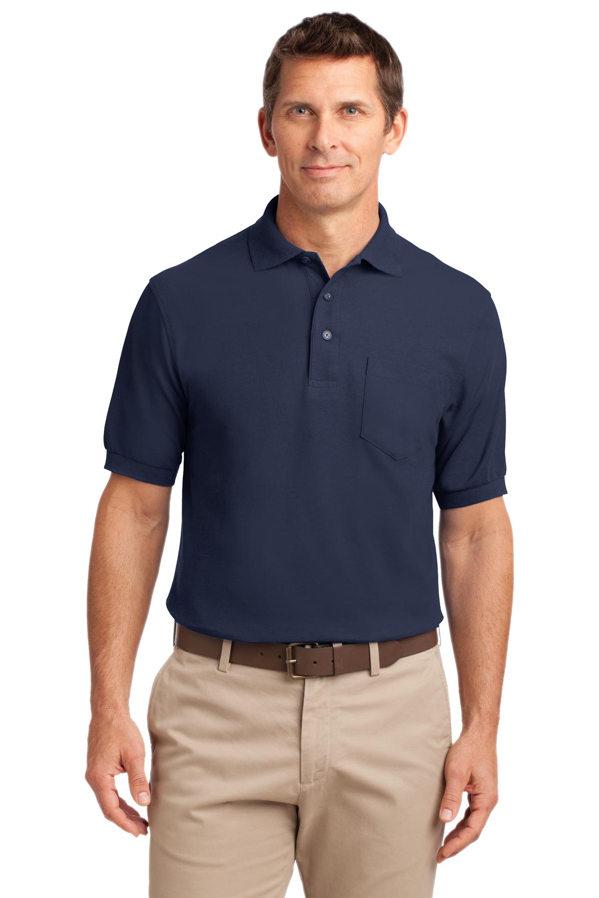 Port Authority ® Tall Silk Touch™ Polo with Pocket. TLK500P