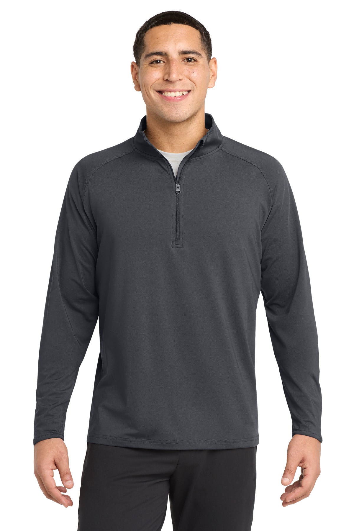 Sport-Tek ® Tall Sport-Wick ® Stretch 1/4-Zip Pullover. TST850
