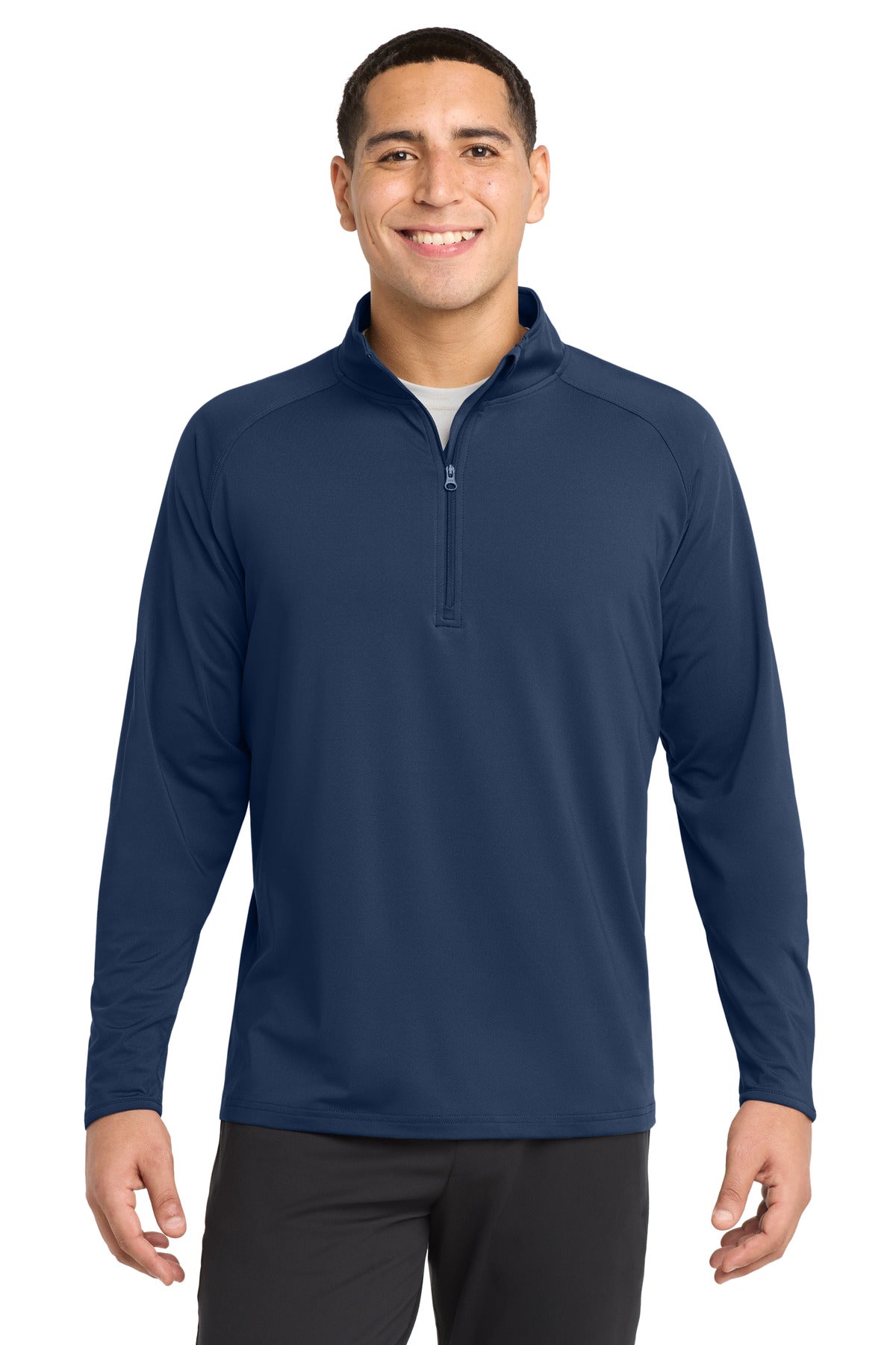 Sport-Tek ® Tall Sport-Wick ® Stretch 1/4-Zip Pullover. TST850