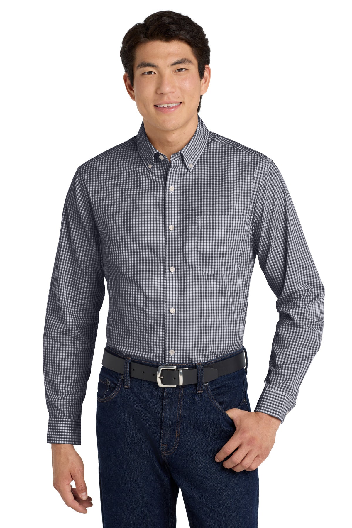 Port Authority ® Broadcloth Gingham Easy Care Shirt W644