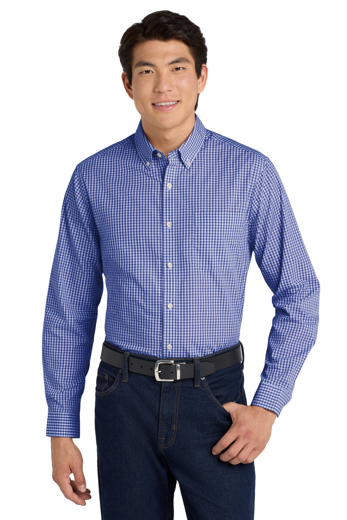 Port Authority ® Broadcloth Gingham Easy Care Shirt W644