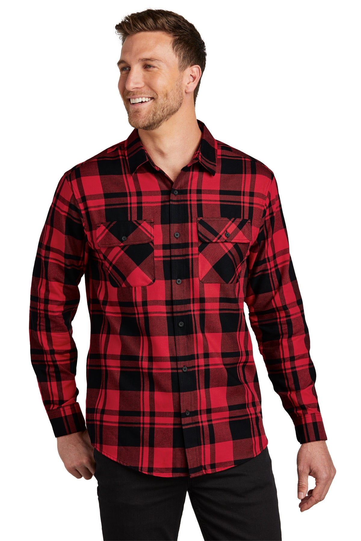 Port Authority ® Plaid Flannel Shirt. W668