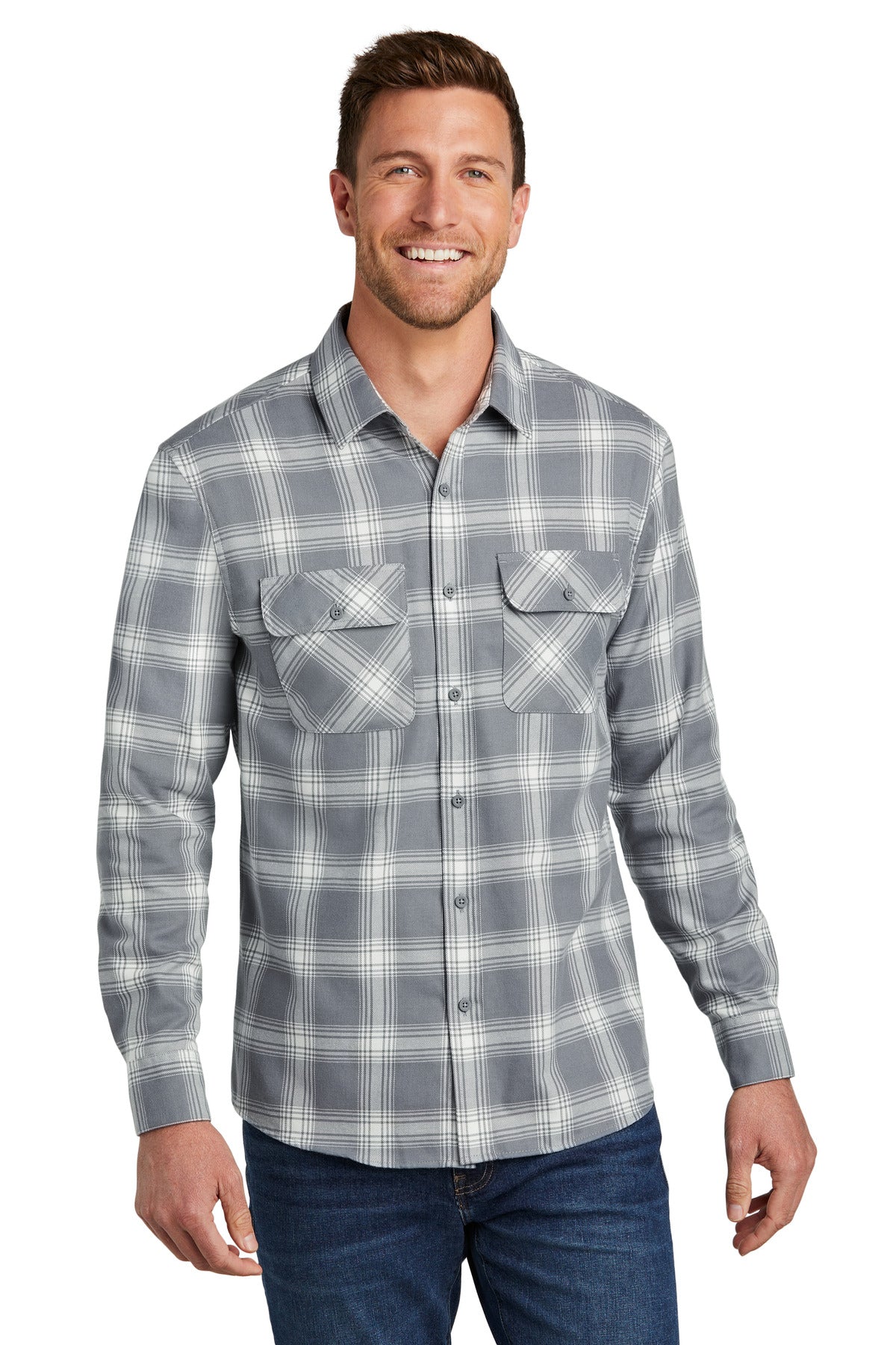 Port Authority ® Plaid Flannel Shirt. W668