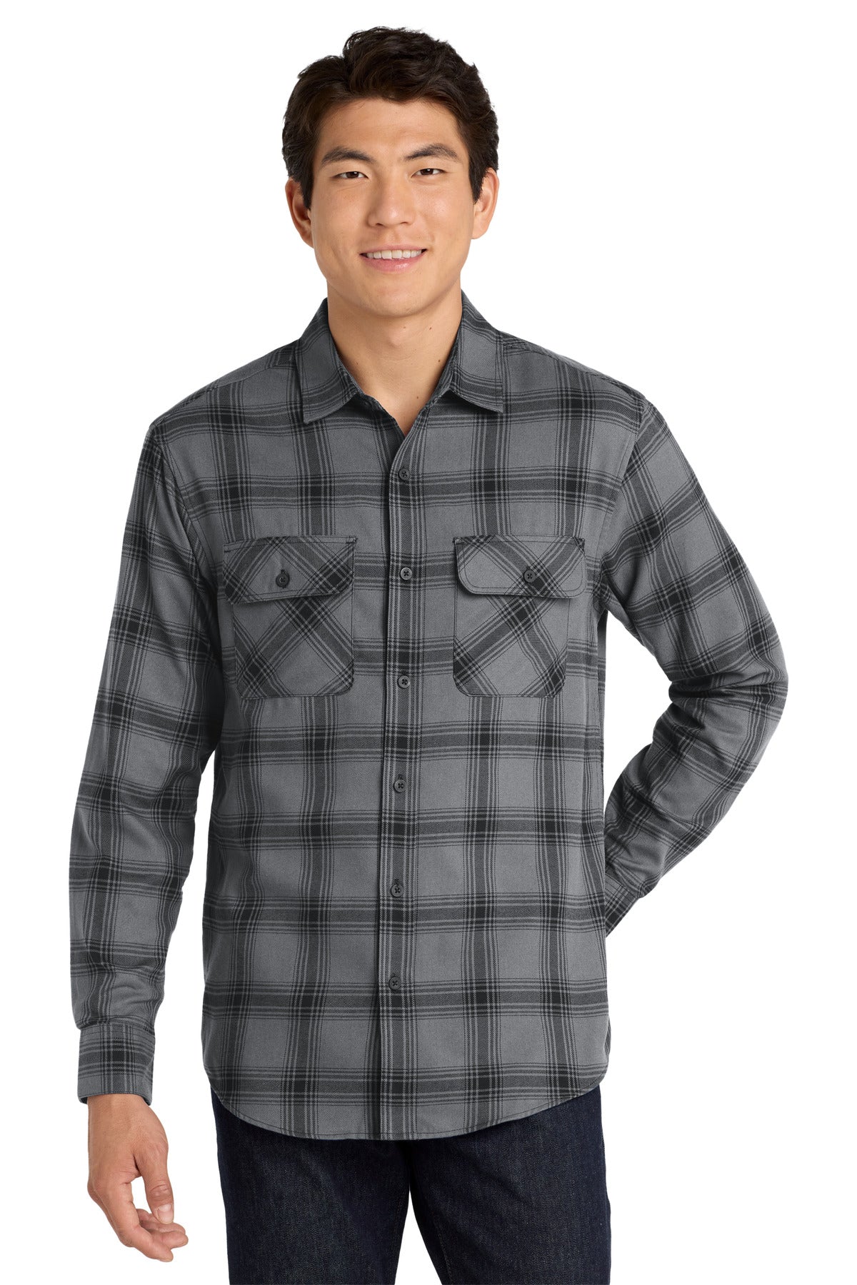 Port Authority ® Plaid Flannel Shirt. W668