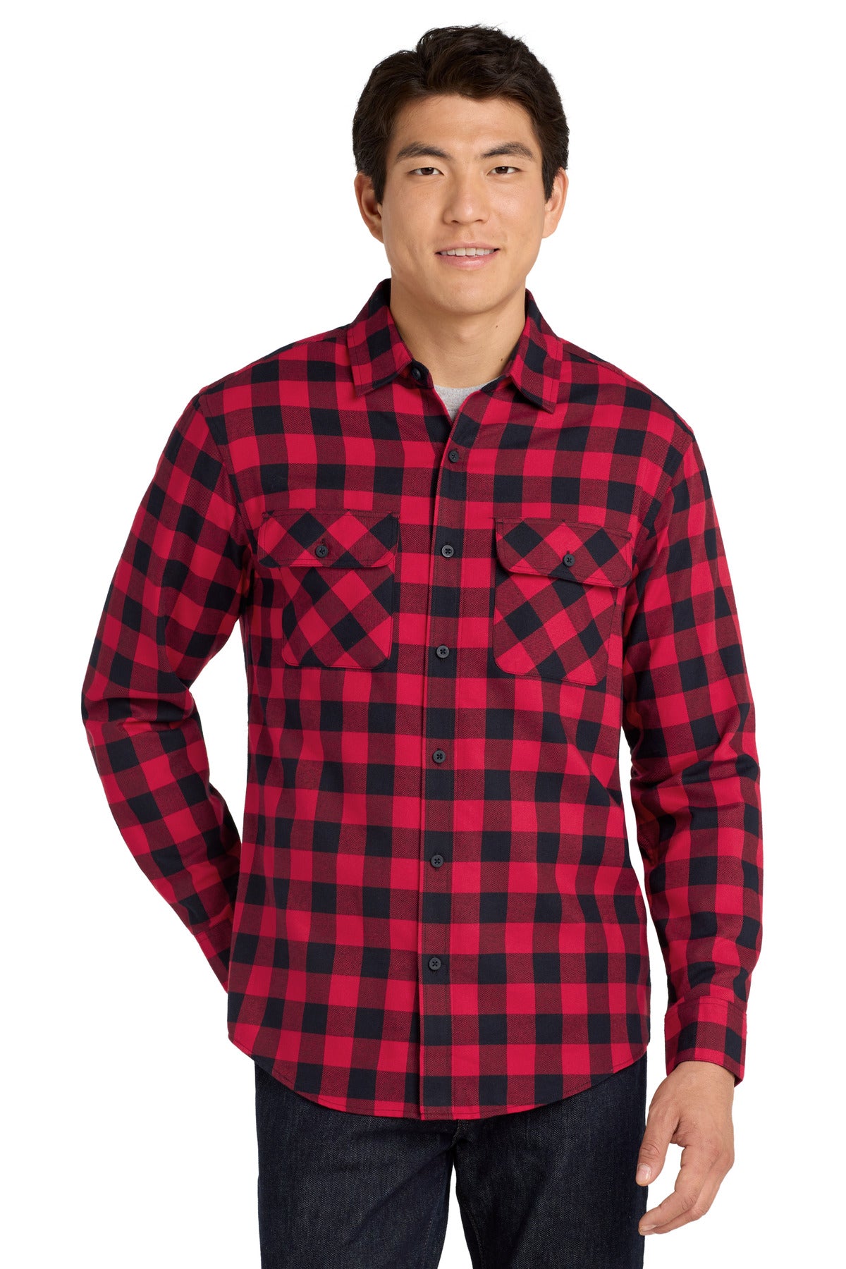 Port Authority ® Plaid Flannel Shirt. W668