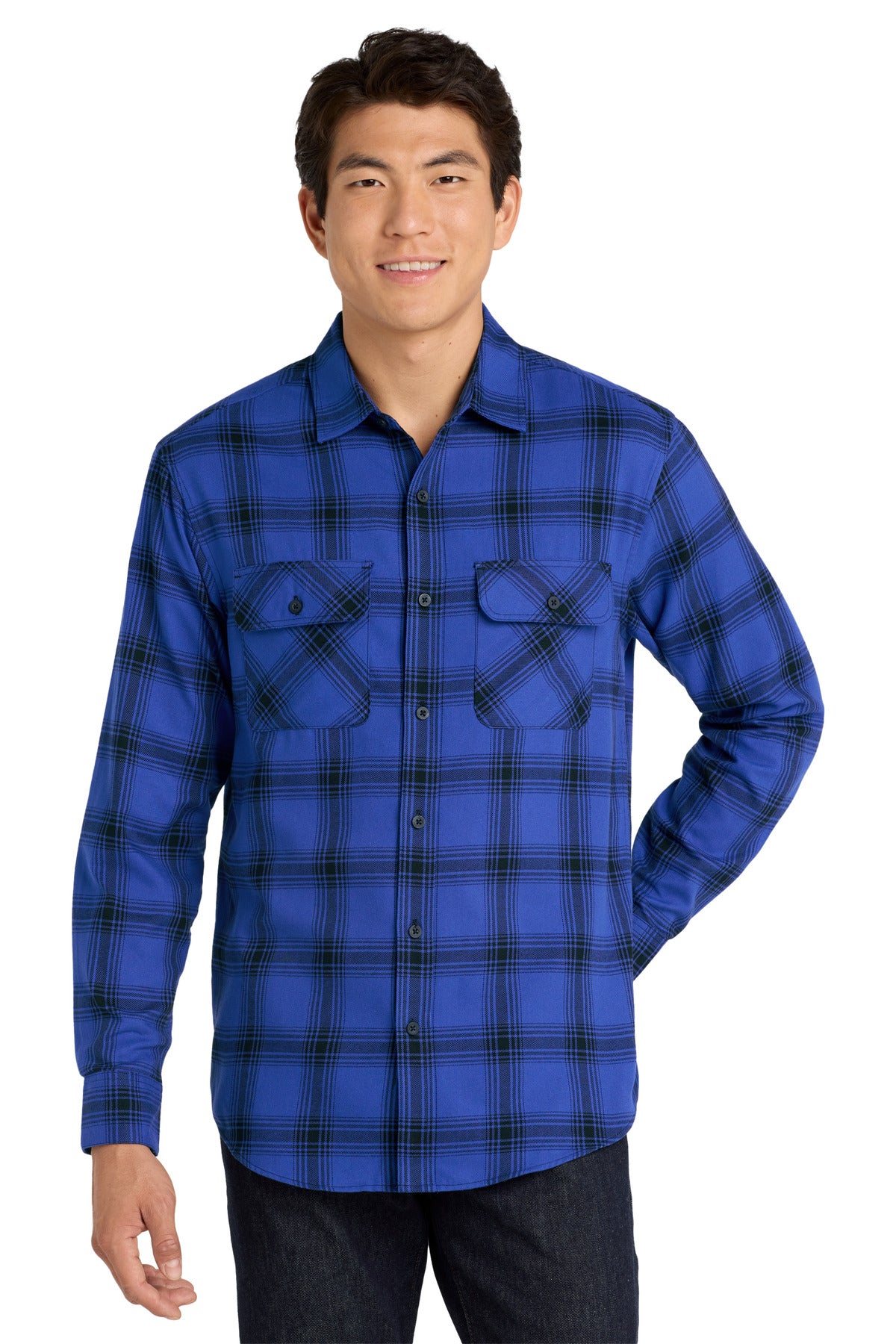 Port Authority ® Plaid Flannel Shirt. W668