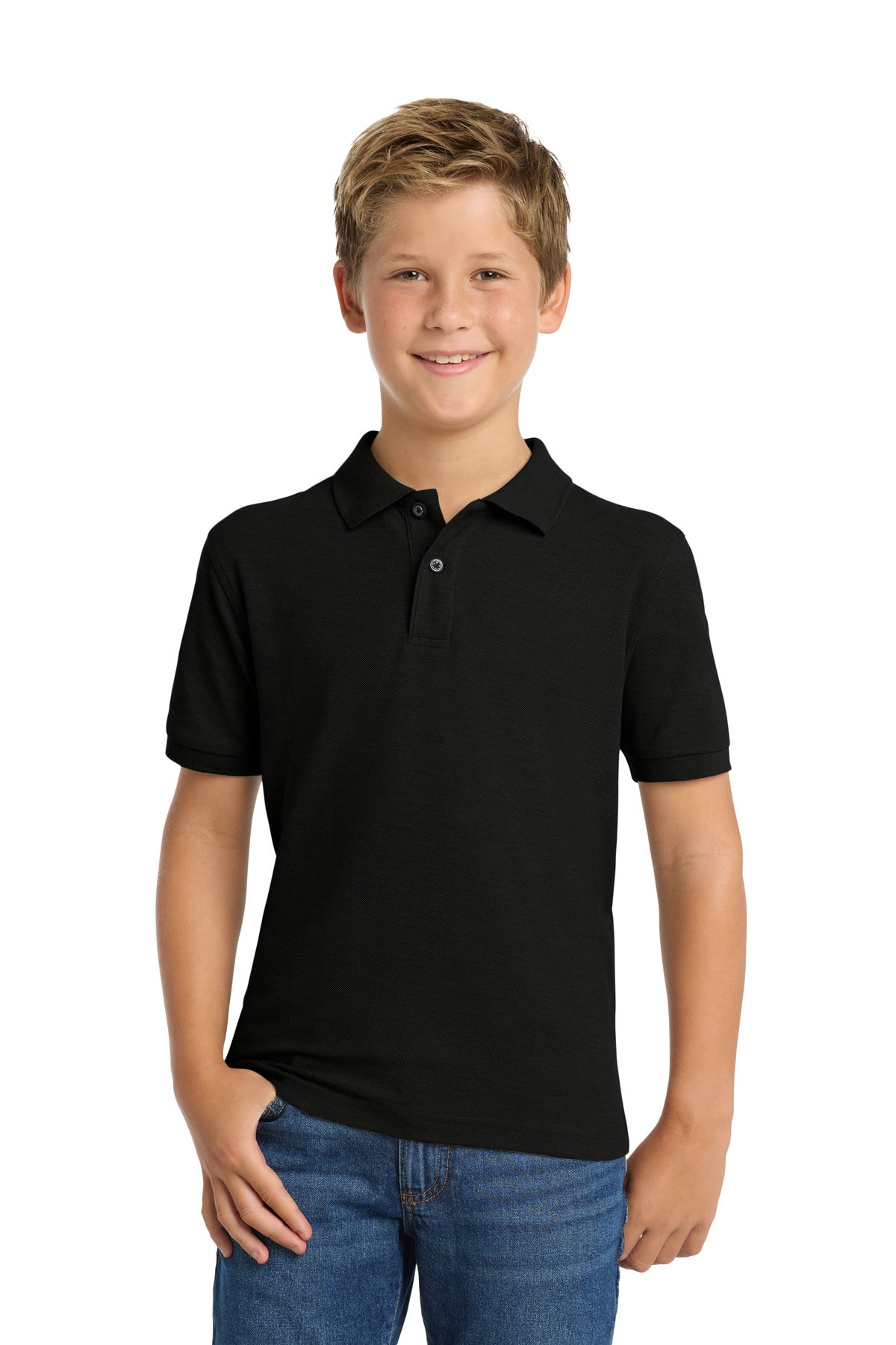 Port Authority ® Youth Silk Touch™ Polo. Y500