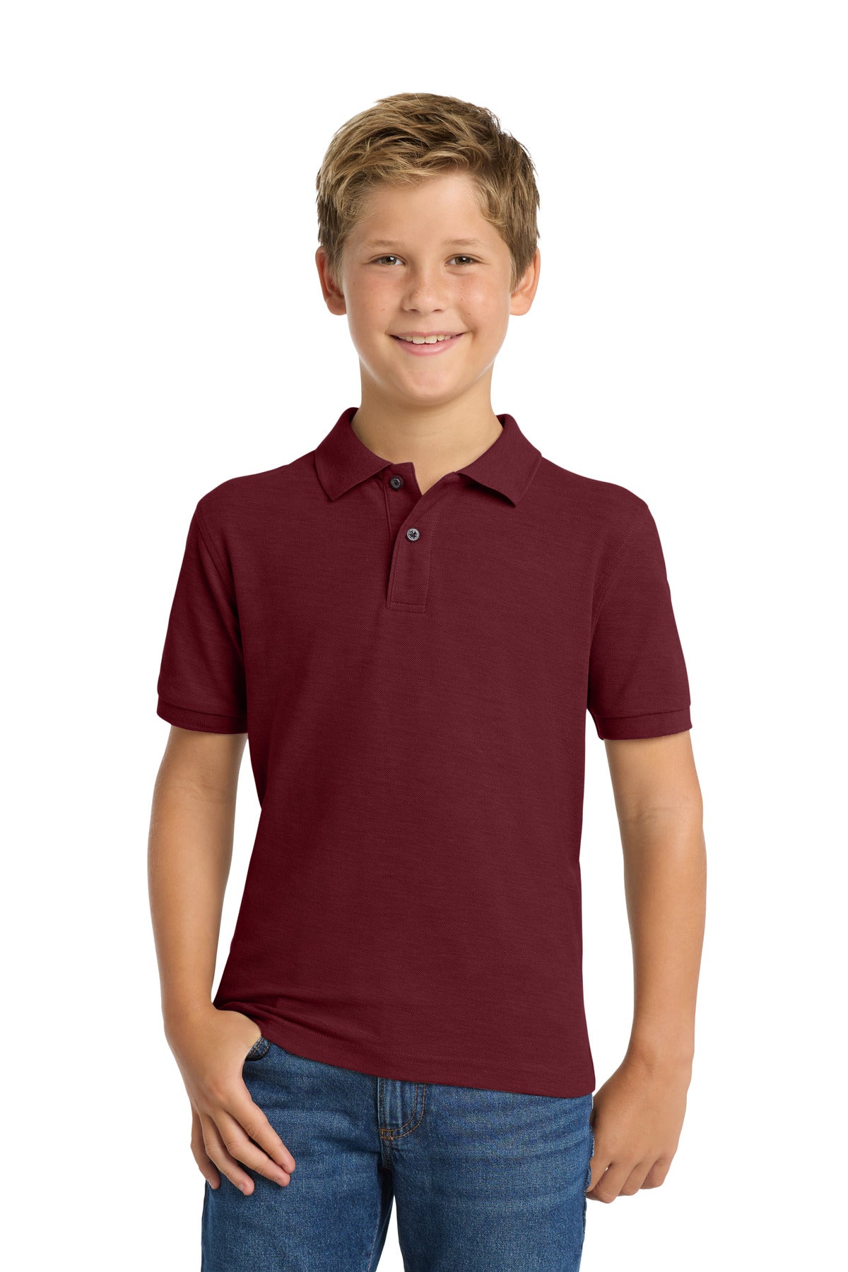 Port Authority ® Youth Silk Touch™ Polo. Y500