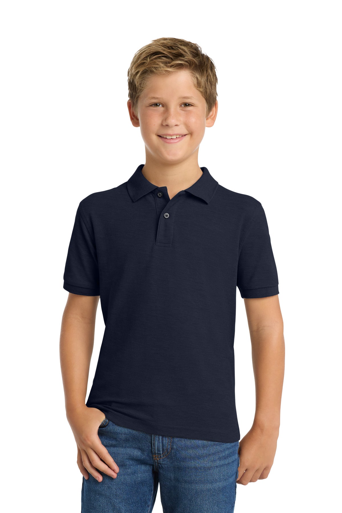 Port Authority ® Youth Silk Touch™ Polo. Y500