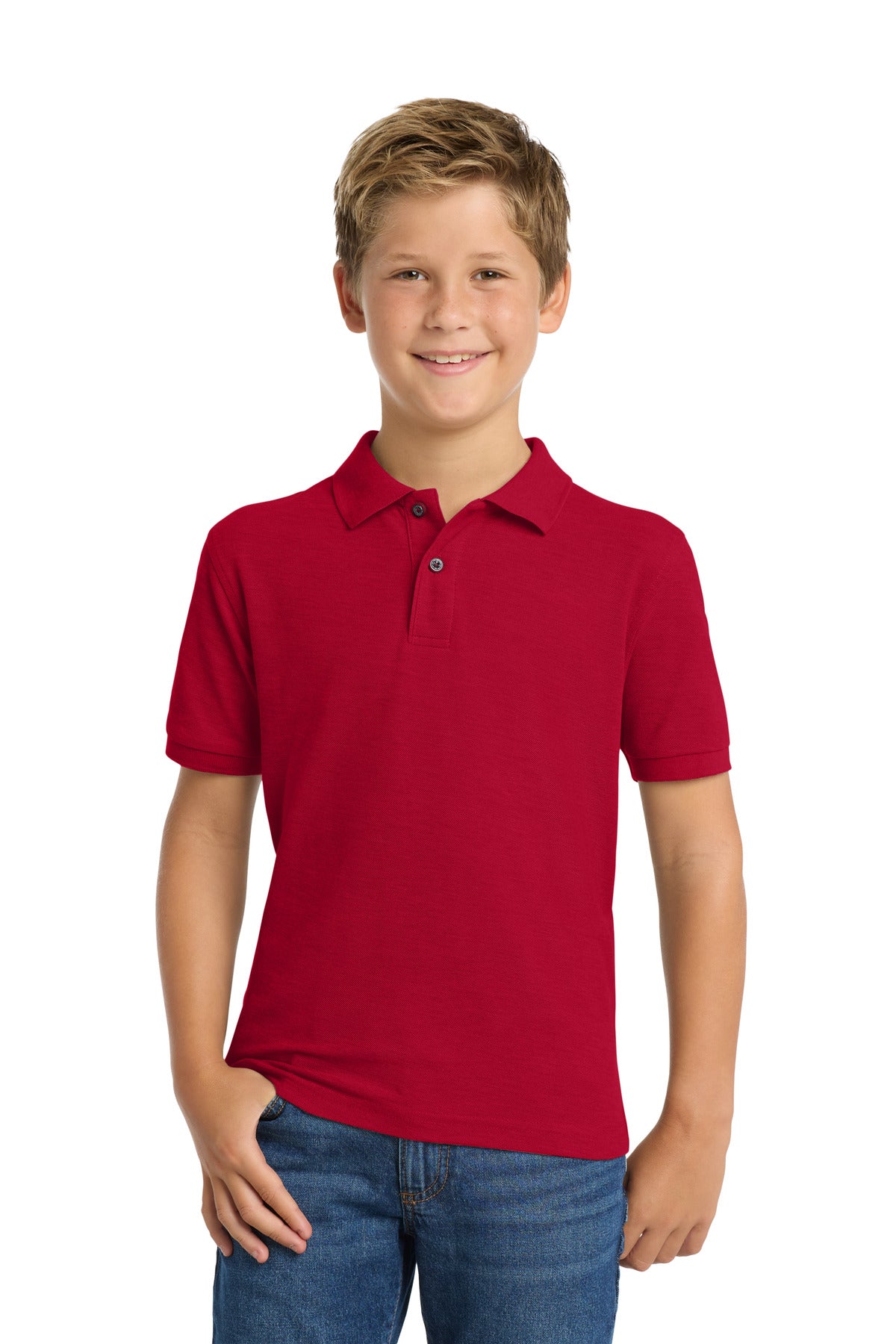 Port Authority ® Youth Silk Touch™ Polo. Y500