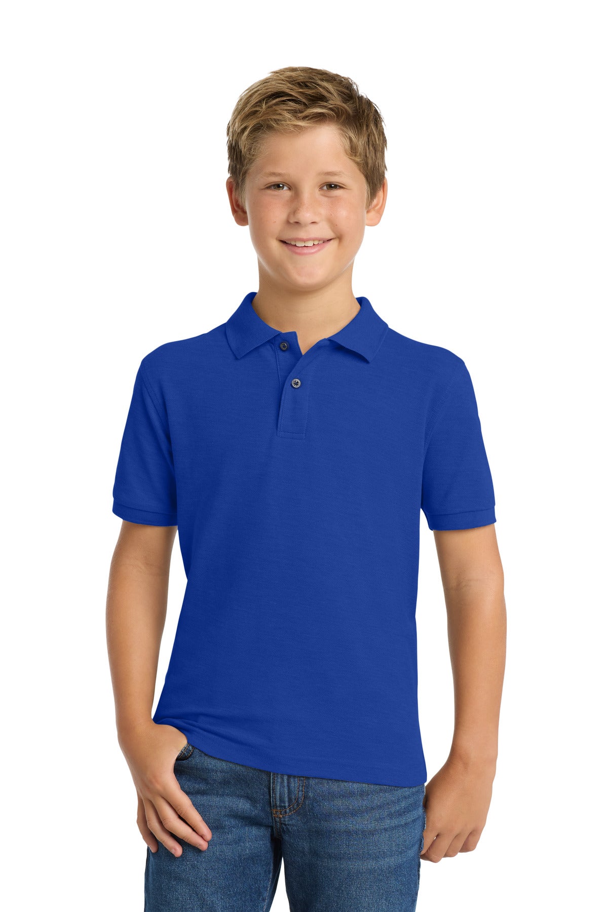 Port Authority ® Youth Silk Touch™ Polo. Y500