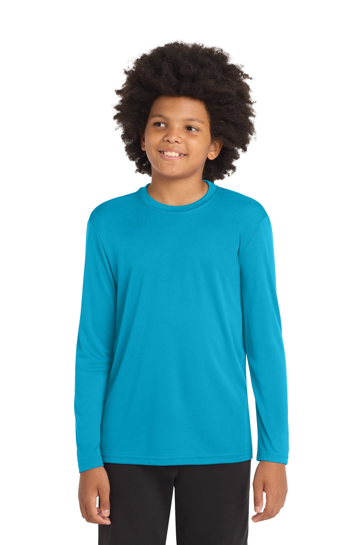 Sport-Tek ® Youth Long Sleeve PosiCharge ® Competitor™ Tee. YST350LS