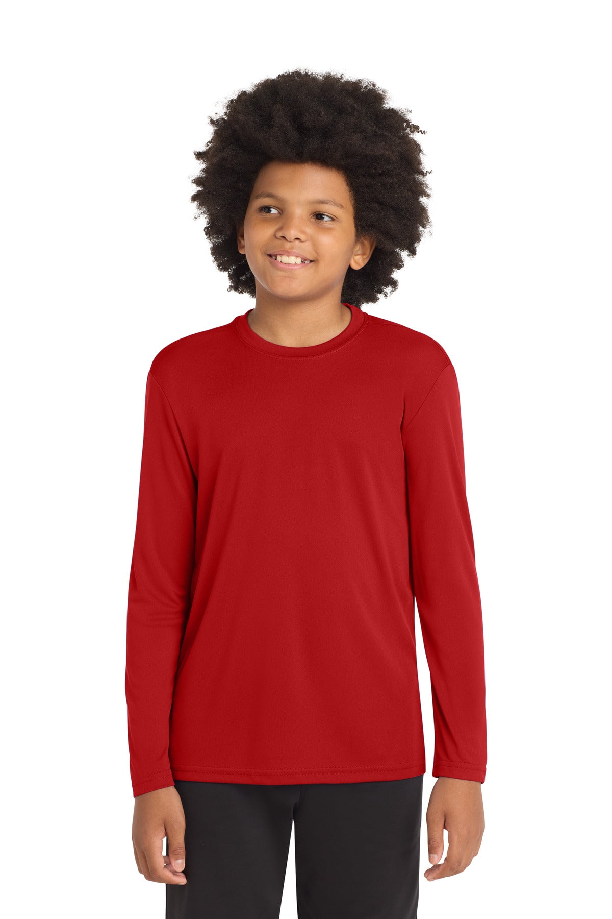 Sport-Tek ® Youth Long Sleeve PosiCharge ® Competitor™ Tee. YST350LS