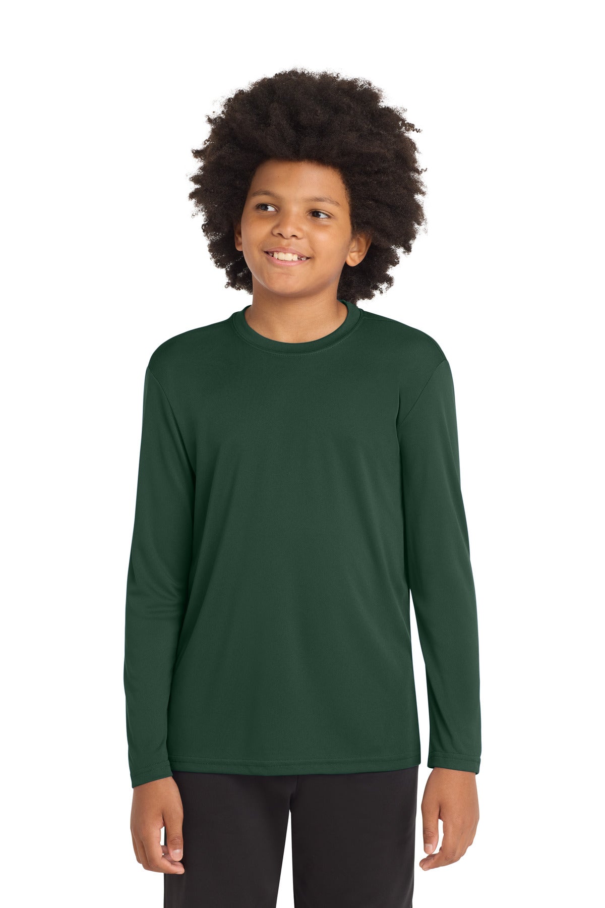 Sport-Tek ® Youth Long Sleeve PosiCharge ® Competitor™ Tee. YST350LS