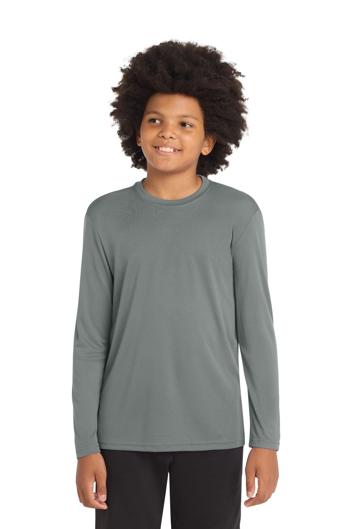 Sport-Tek ® Youth Long Sleeve PosiCharge ® Competitor™ Tee. YST350LS