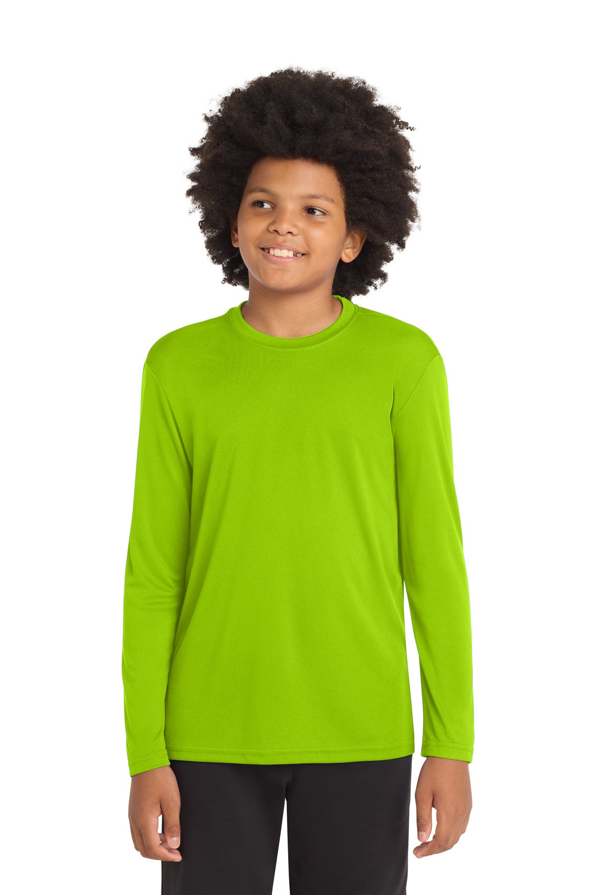 Sport-Tek ® Youth Long Sleeve PosiCharge ® Competitor™ Tee. YST350LS