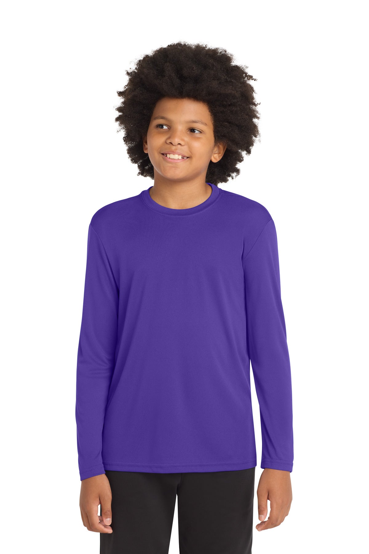 Sport-Tek ® Youth Long Sleeve PosiCharge ® Competitor™ Tee. YST350LS