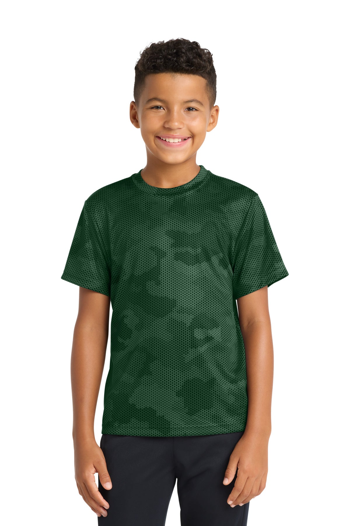 Sport-Tek ® Youth CamoHex Tee. YST370