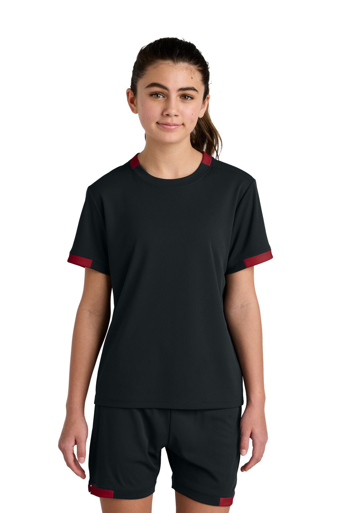 Sport-Tek ® Youth Club Short Sleeve Crew YST440