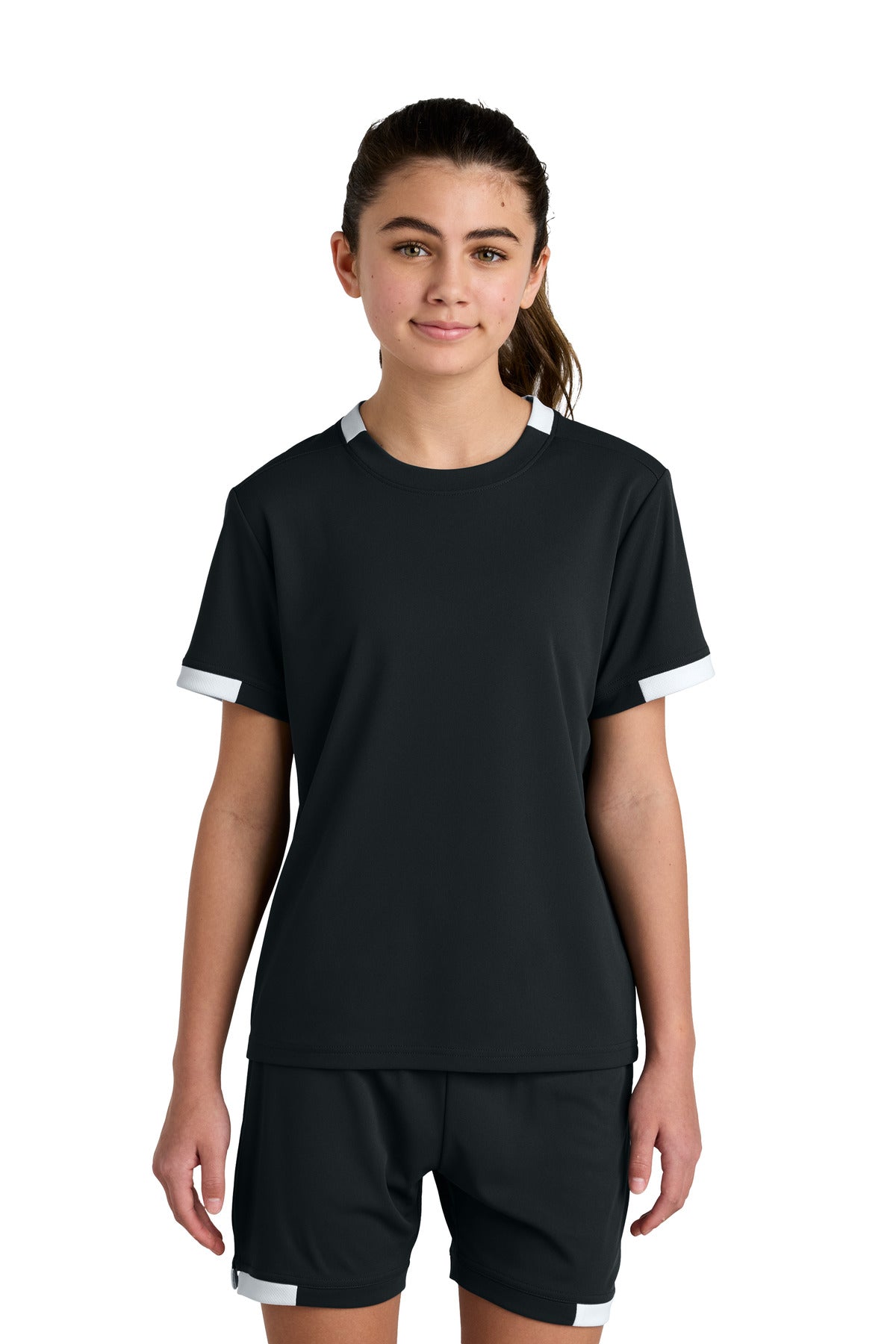 Sport-Tek ® Youth Club Short Sleeve Crew YST440