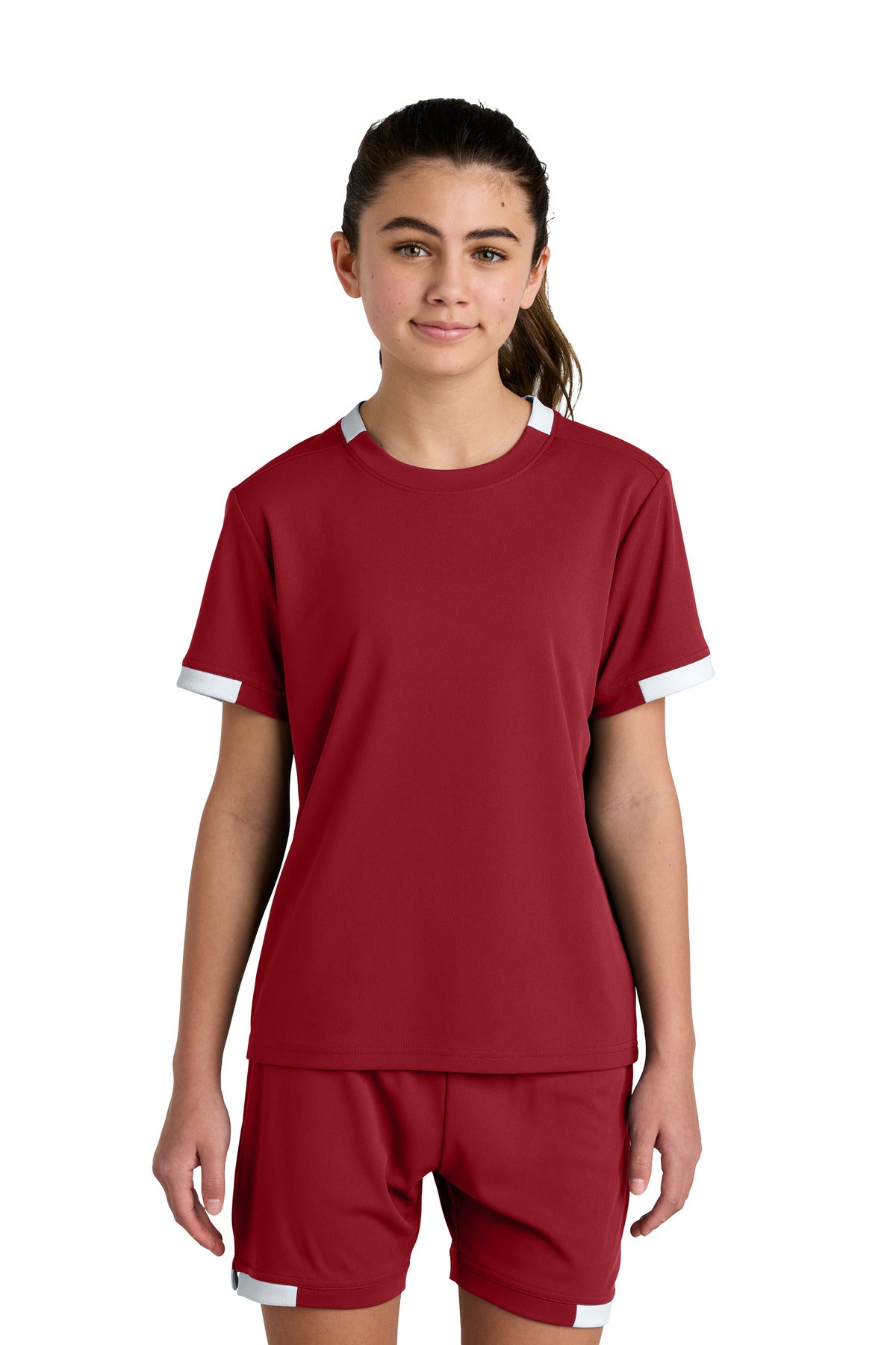Sport-Tek ® Youth Club Short Sleeve Crew YST440
