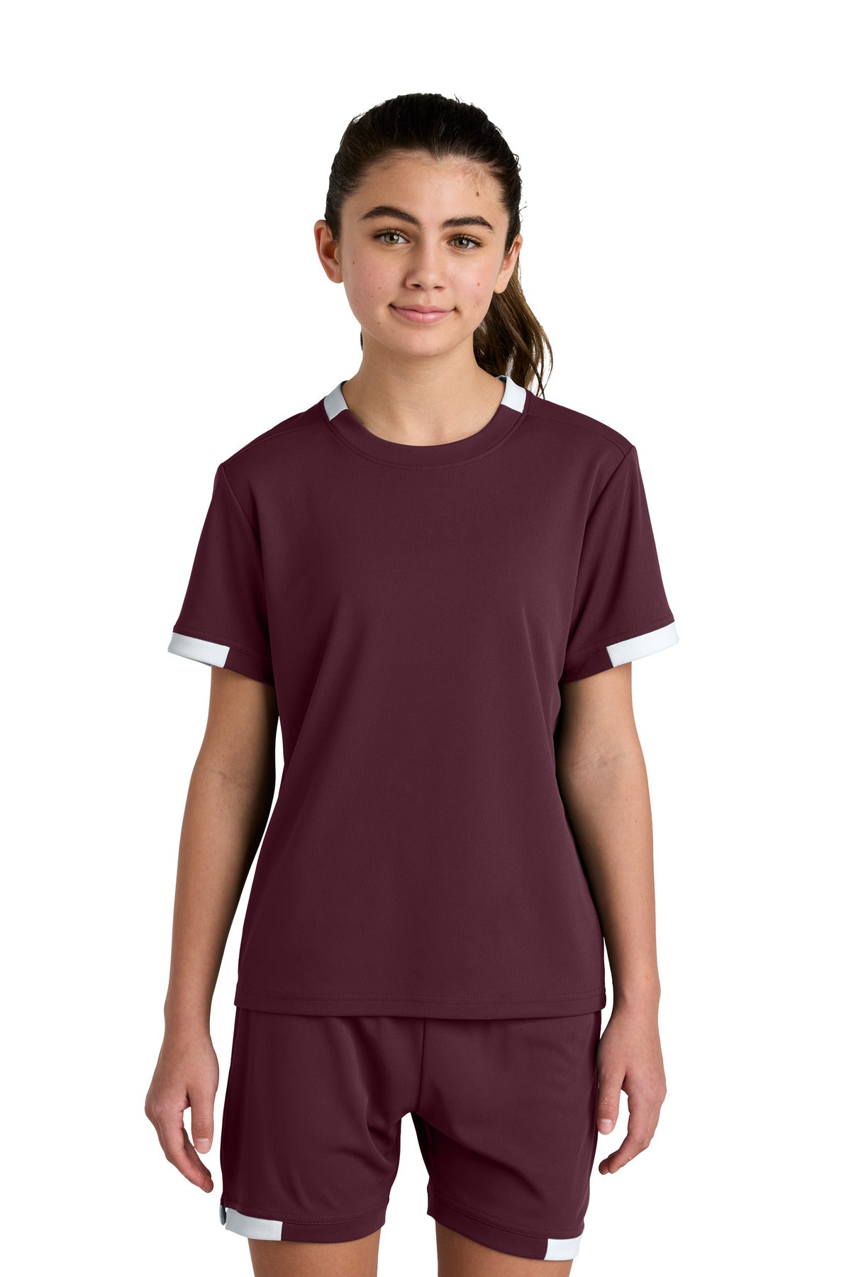 Sport-Tek ® Youth Club Short Sleeve Crew YST440
