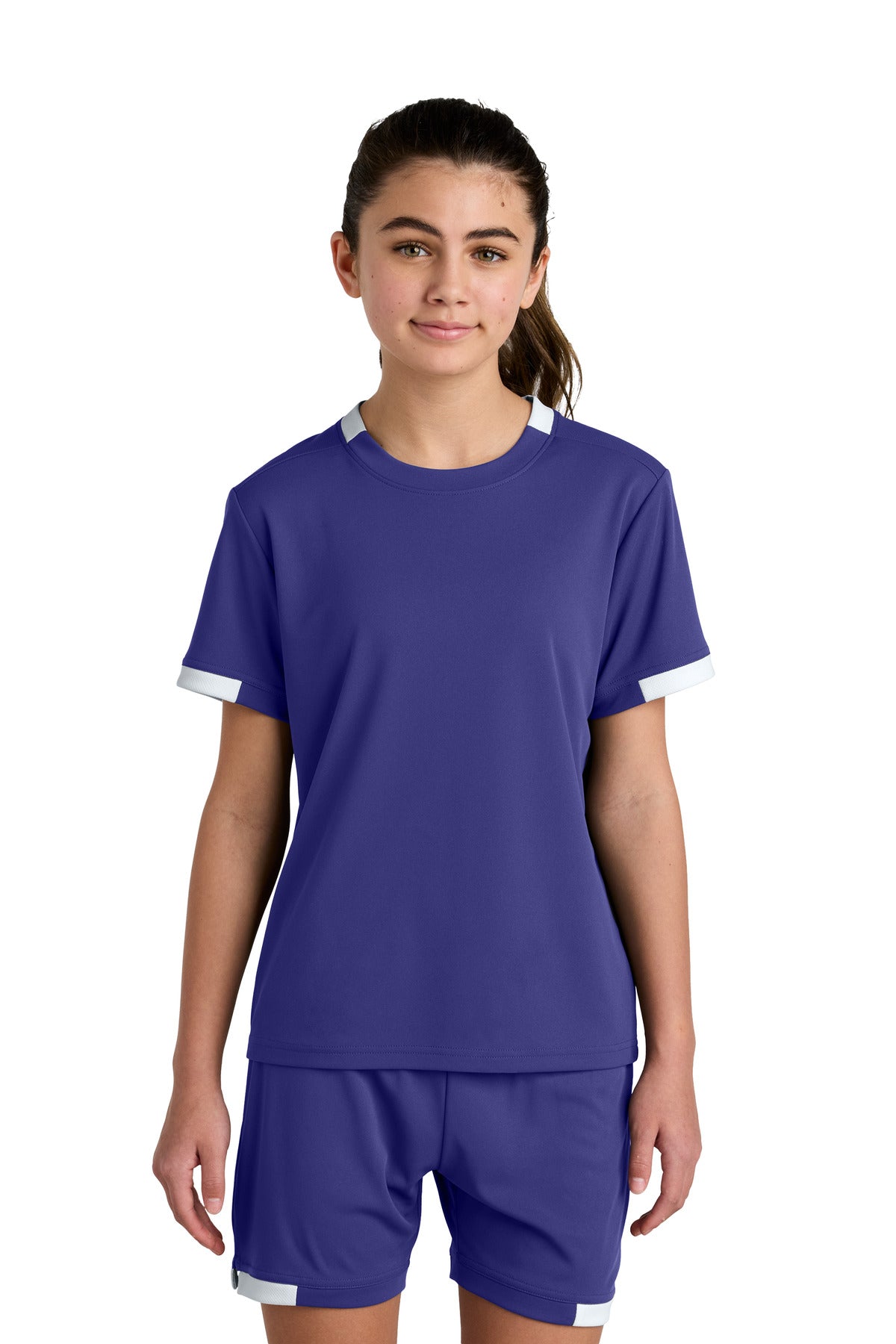 Sport-Tek ® Youth Club Short Sleeve Crew YST440