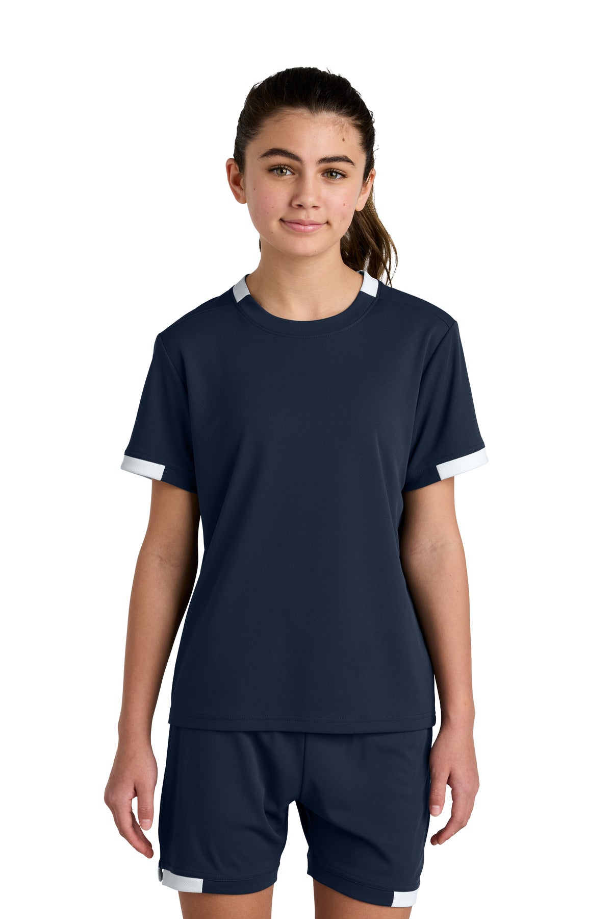 Sport-Tek ® Youth Club Short Sleeve Crew YST440