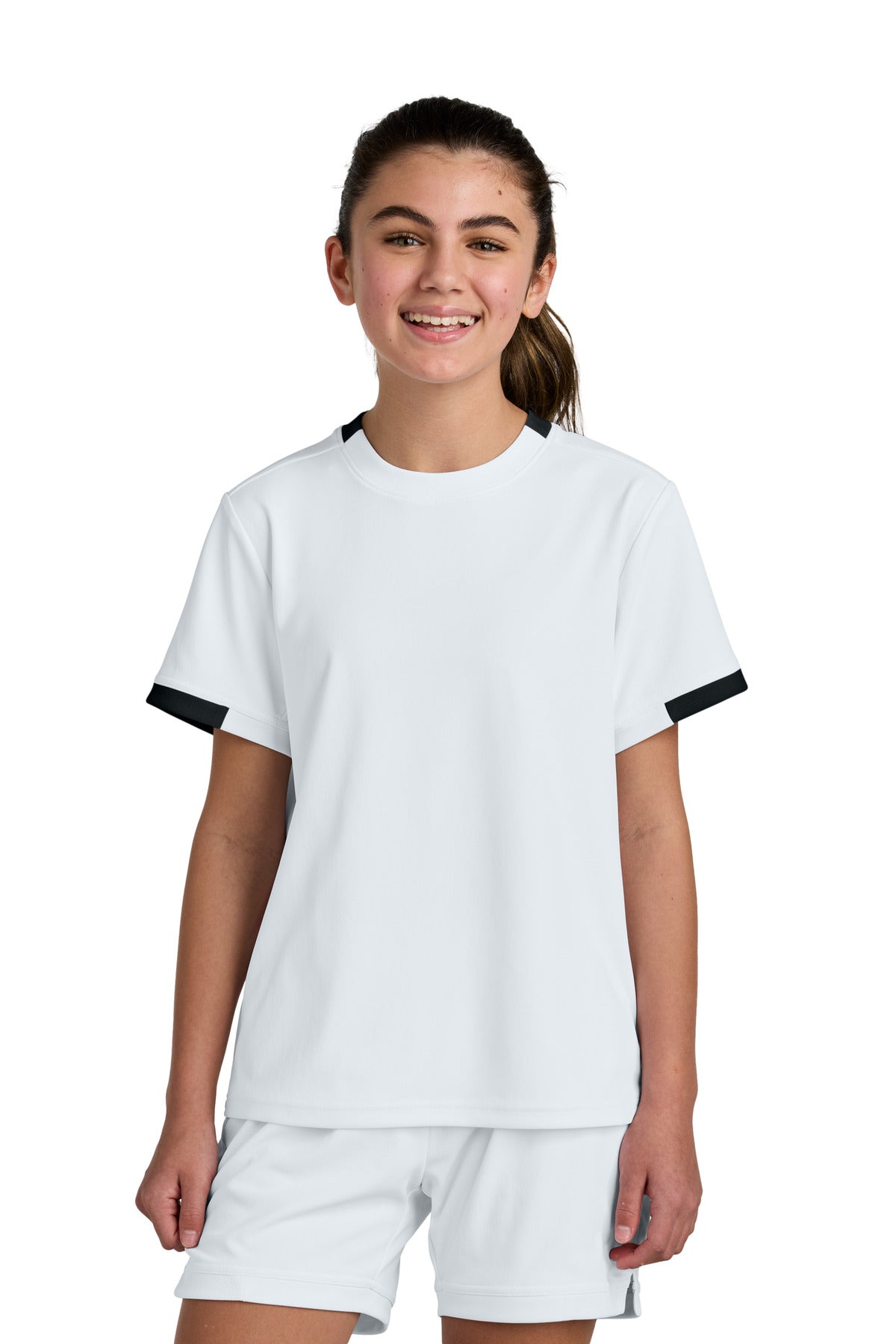 Sport-Tek ® Youth Club Short Sleeve Crew YST440