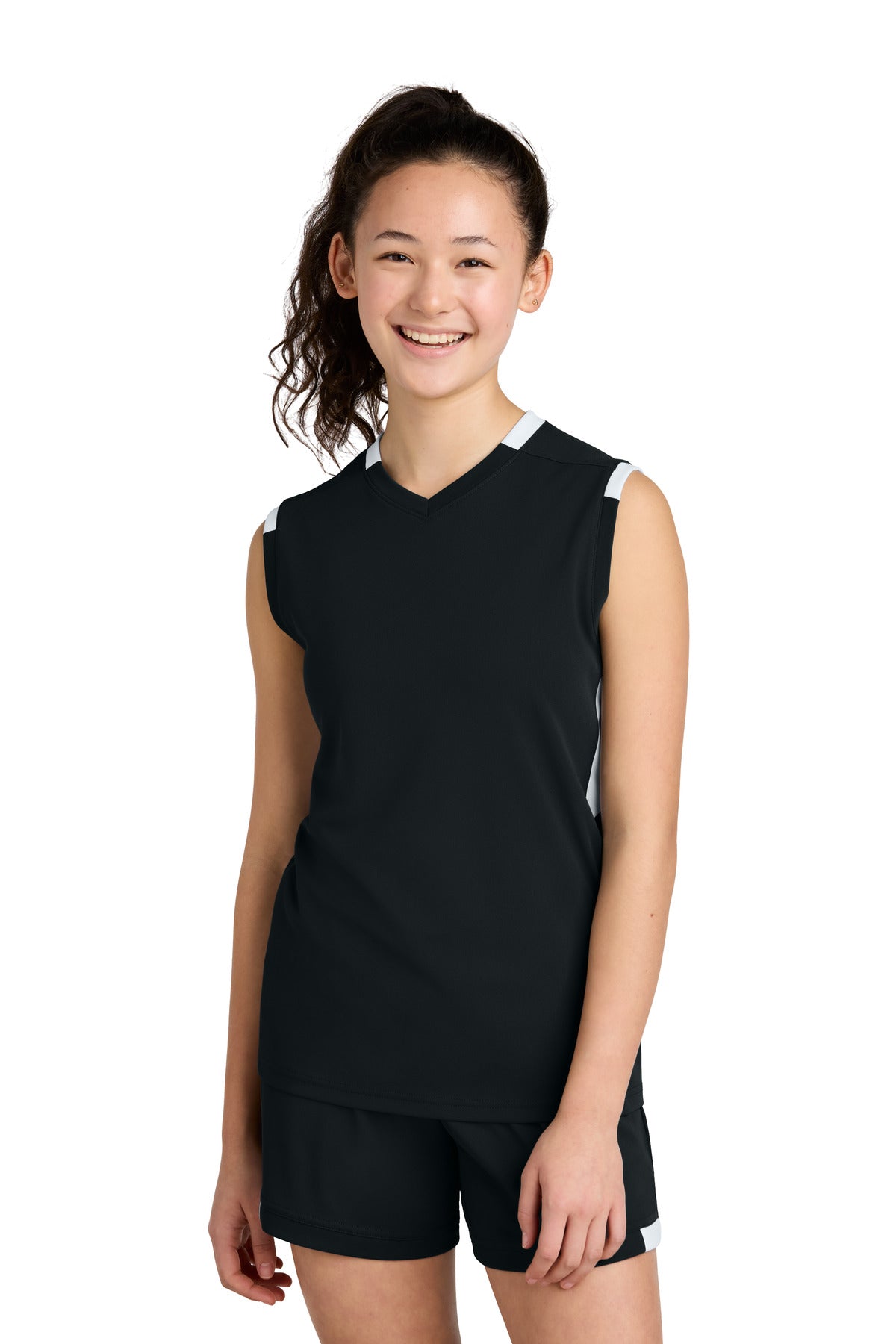 Sport-Tek ® Youth Club Sleeveless V-Neck YST441