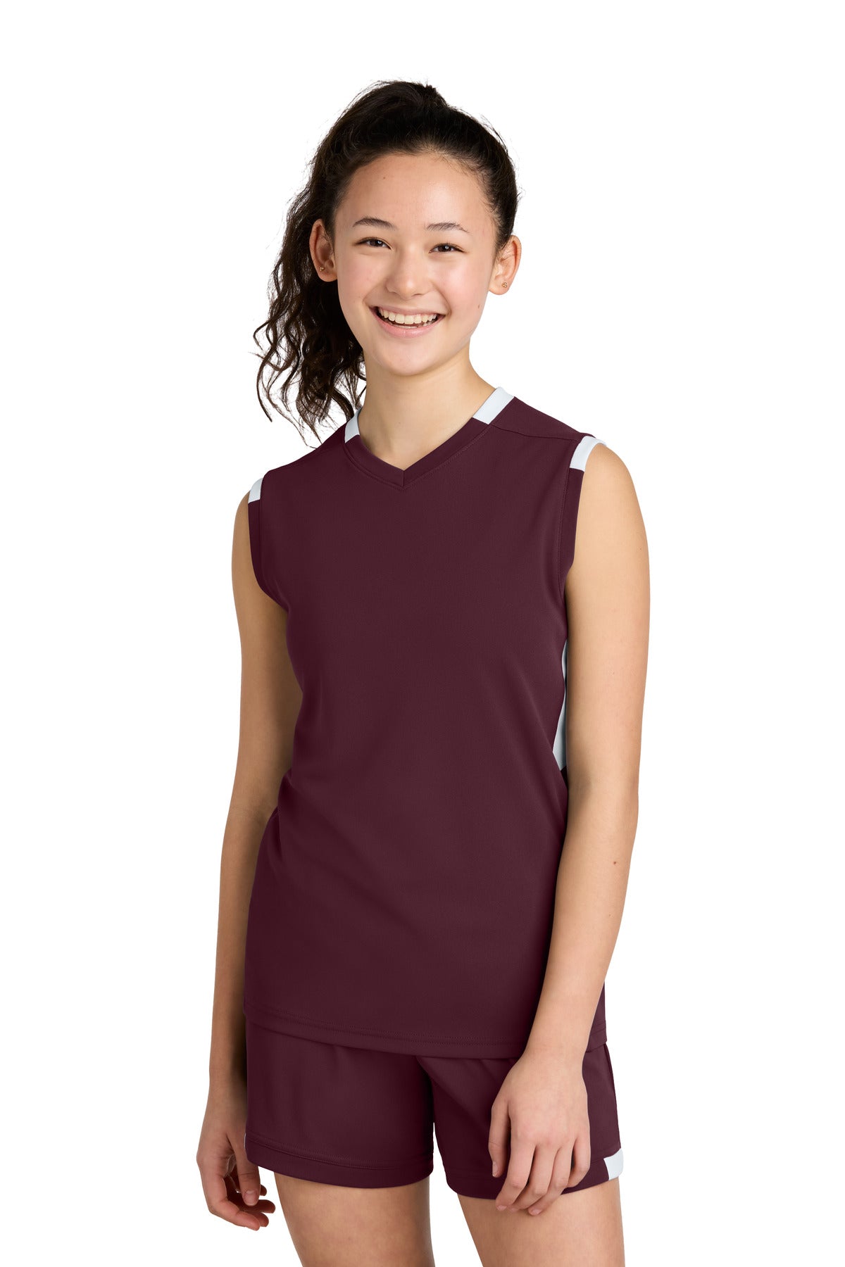 Sport-Tek ® Youth Club Sleeveless V-Neck YST441