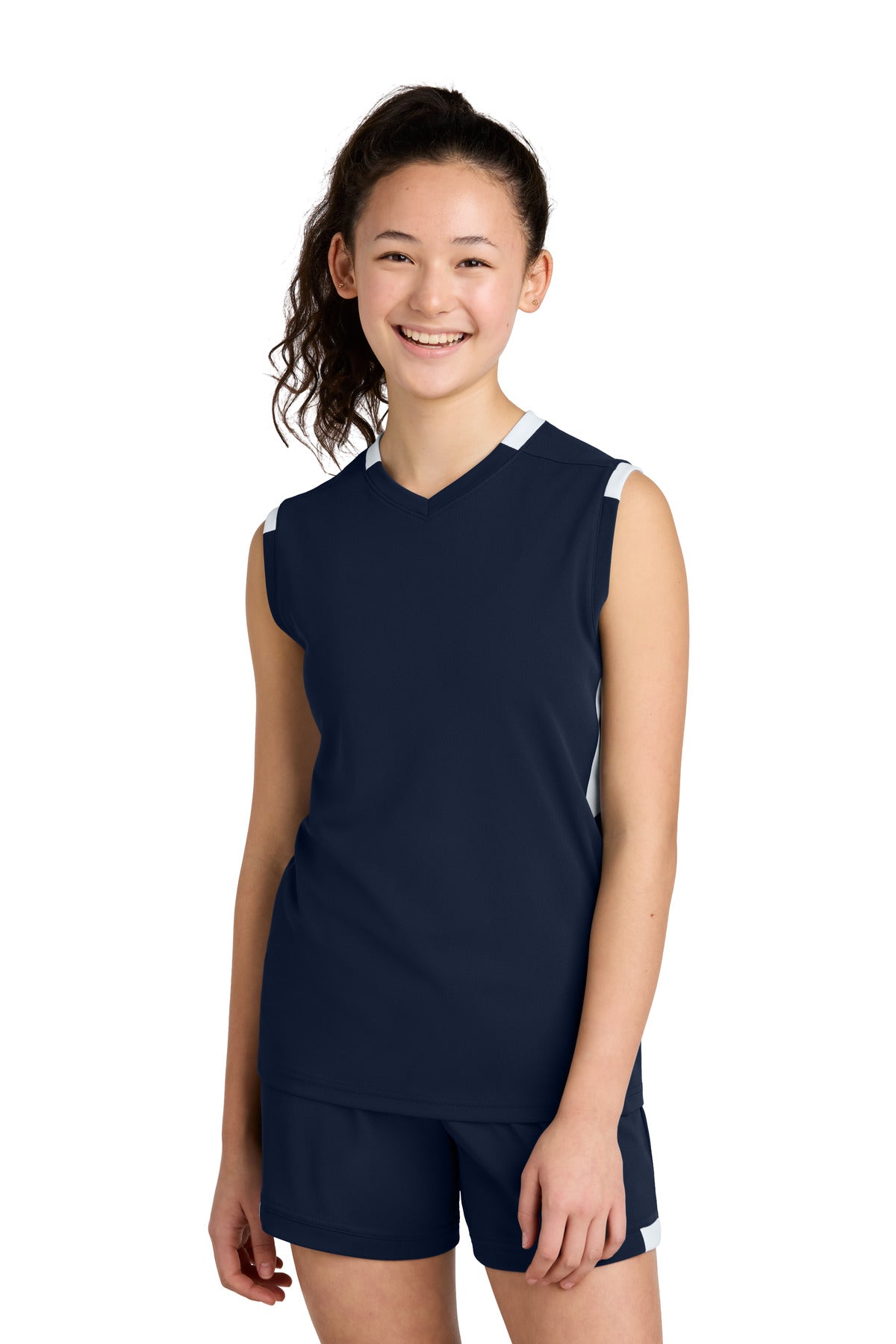 Sport-Tek ® Youth Club Sleeveless V-Neck YST441