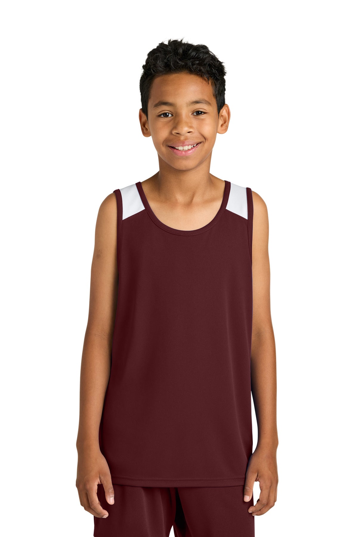 Sport-Tek ® Youth Club Track Tank YST446
