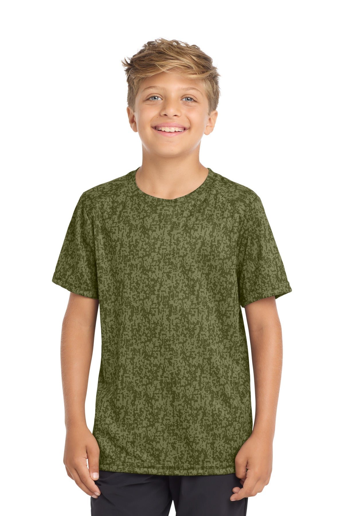 Sport-Tek ® Youth Digi Camo Tee. YST460